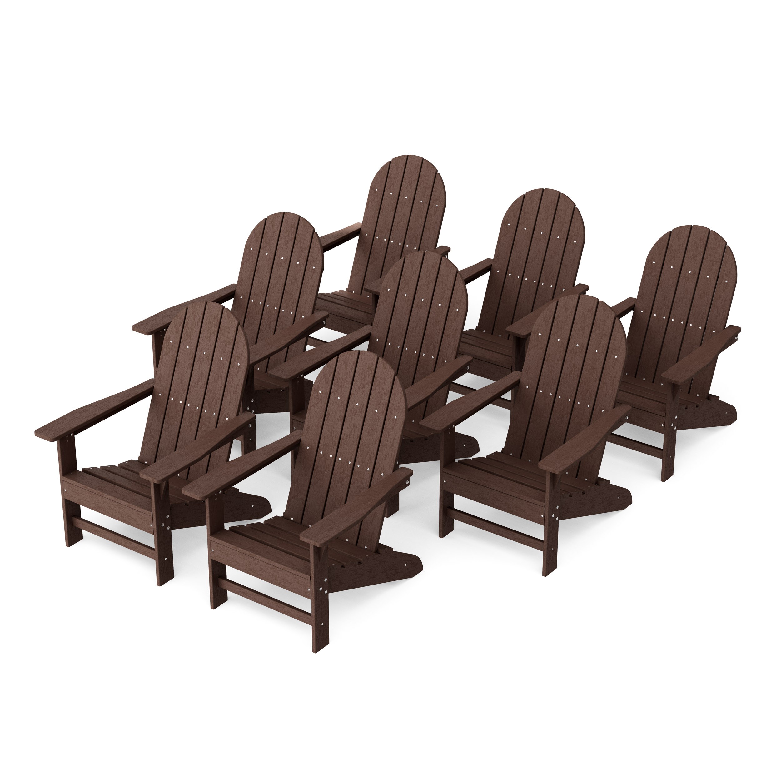 Freedom Traditional Adirondack Chairs Set of 8