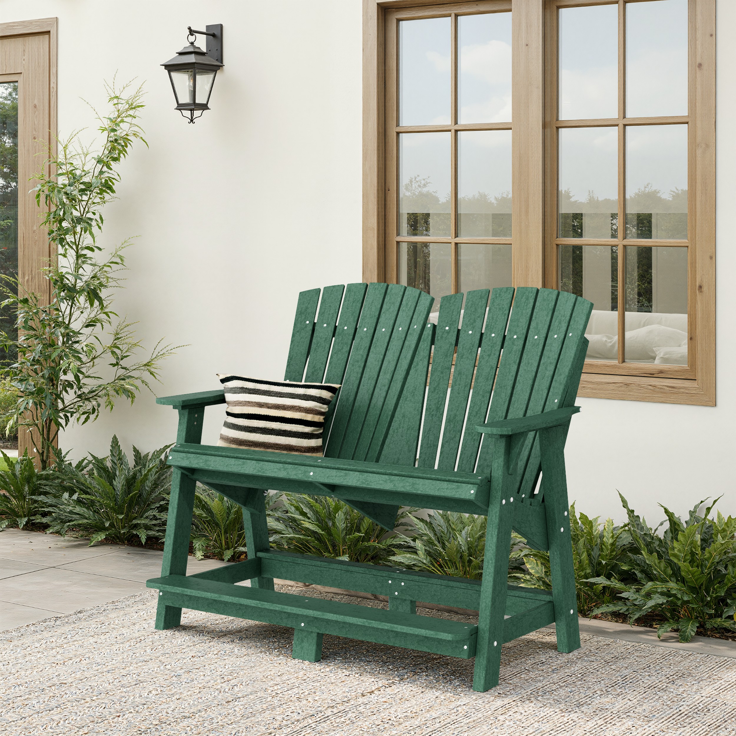 Heritage Tall Adirondack Bench