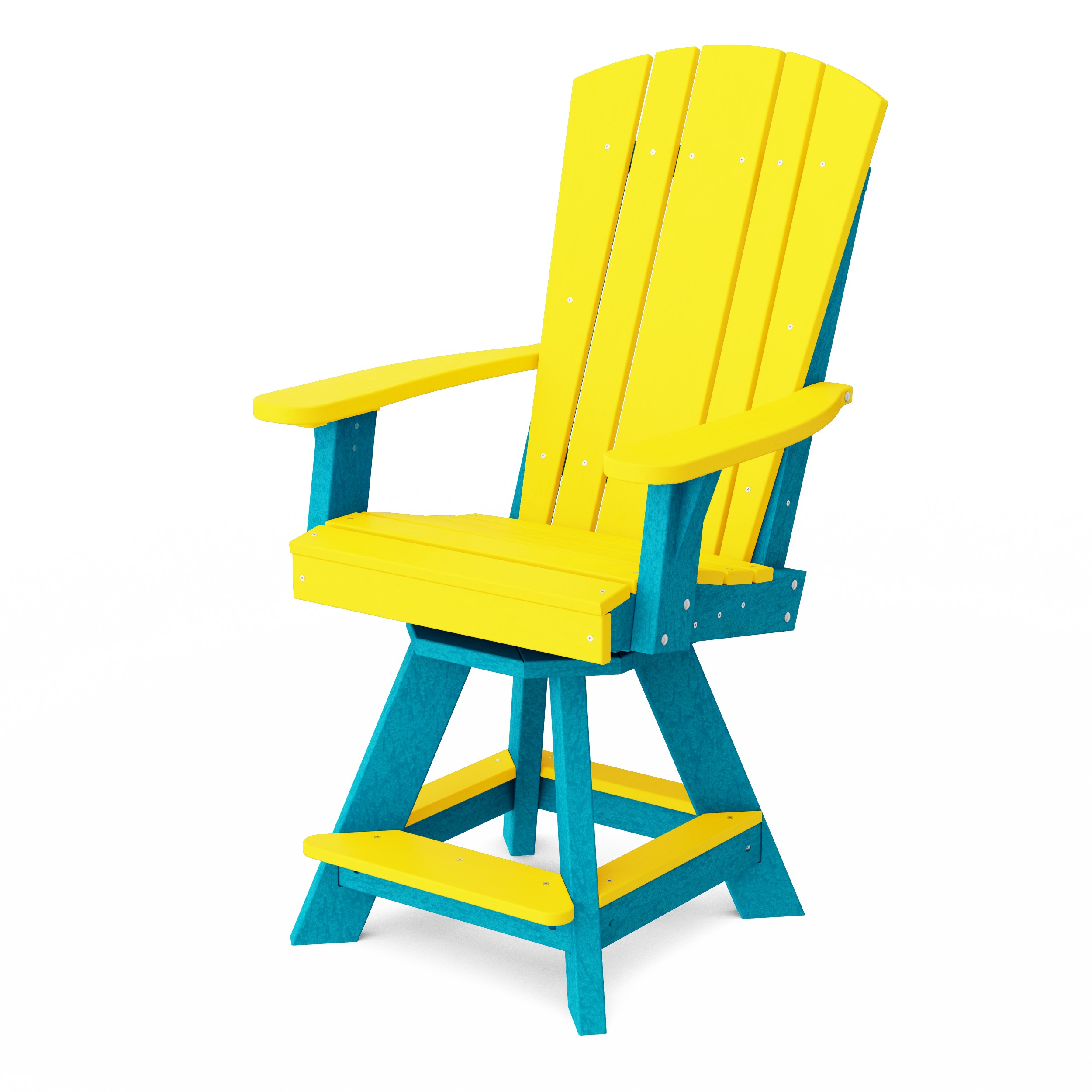 Heritage Balcony Swivel Counter Chair