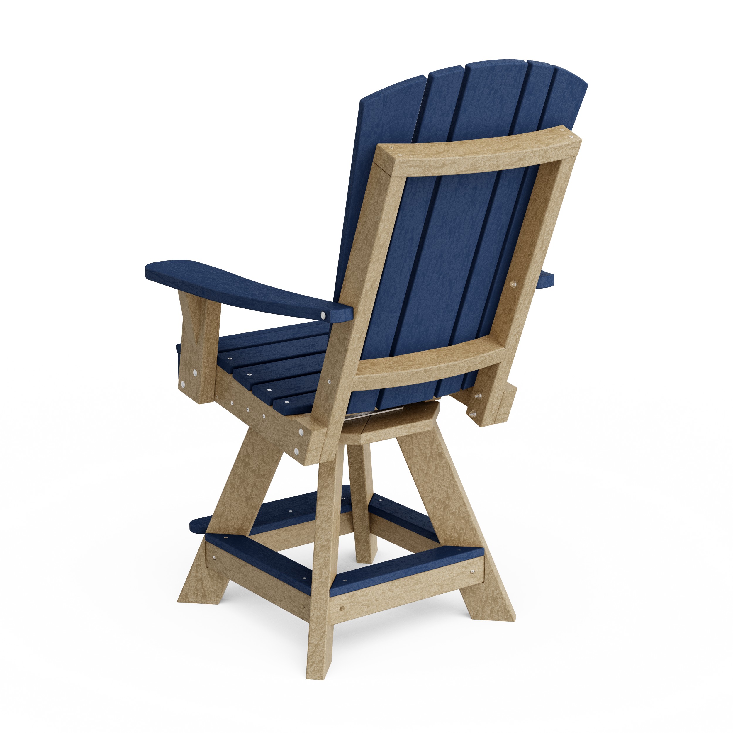 Heritage Balcony Swivel Counter Chair