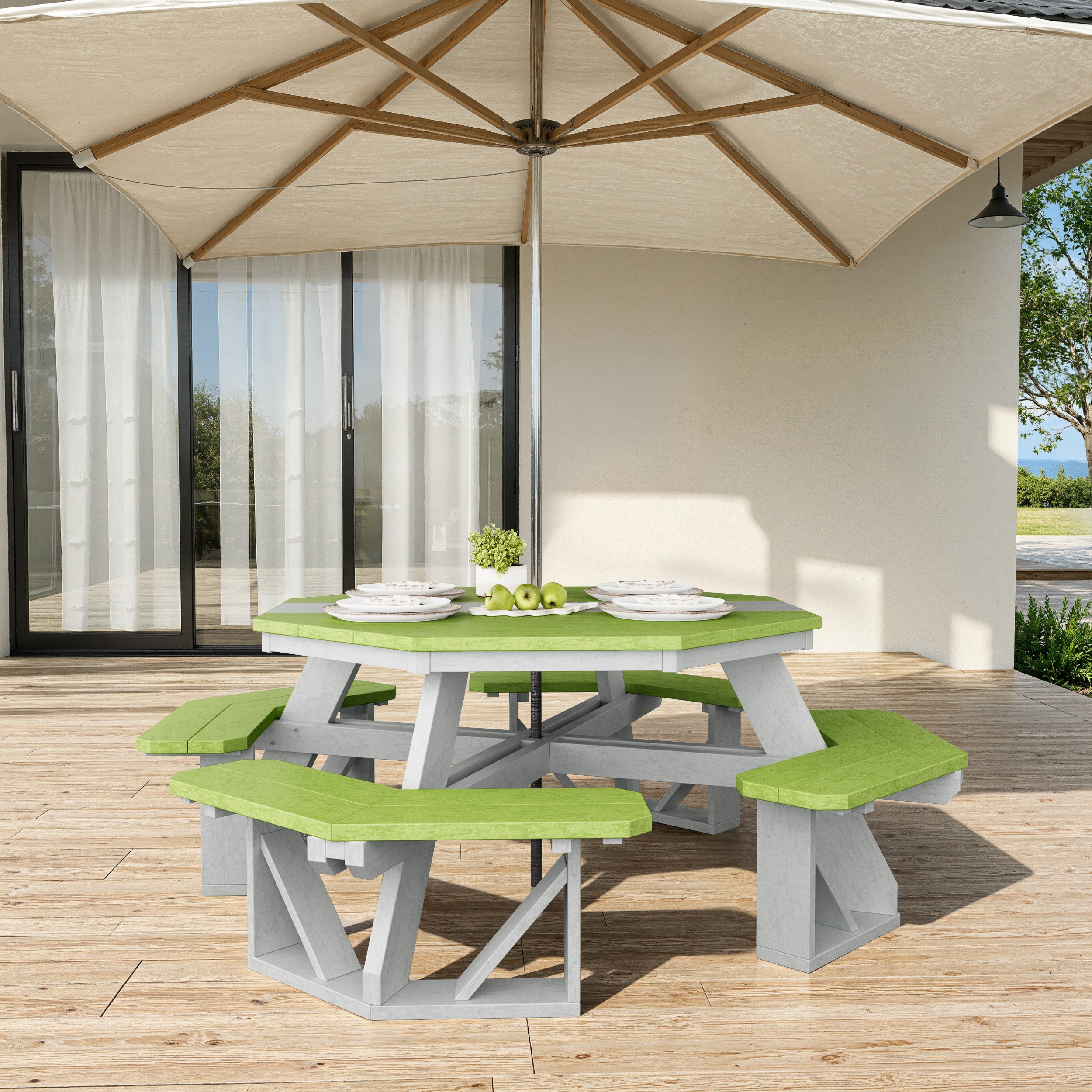 Heritage Octagon Picnic Table