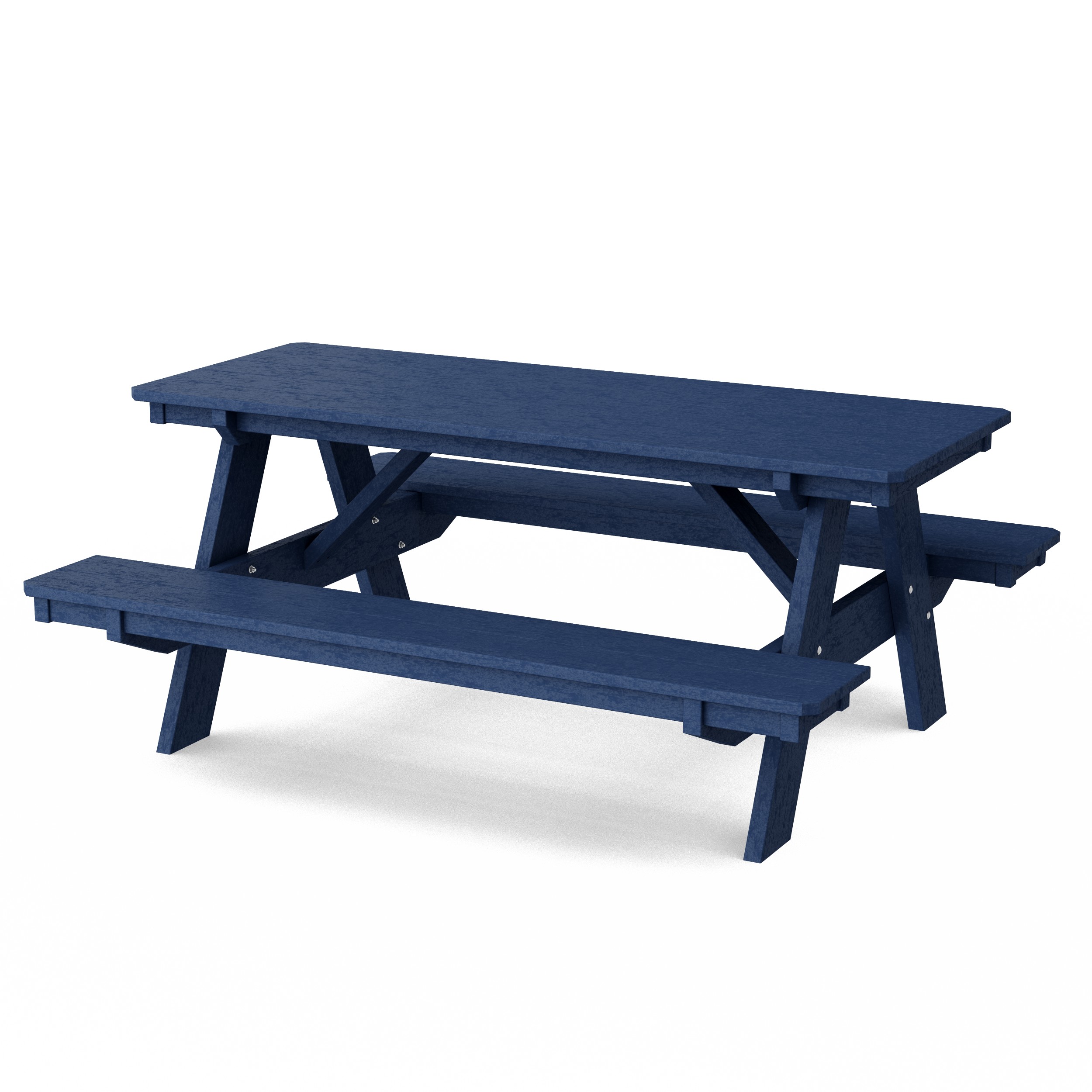 Heritage 72" Picnic Table with Attached Benches