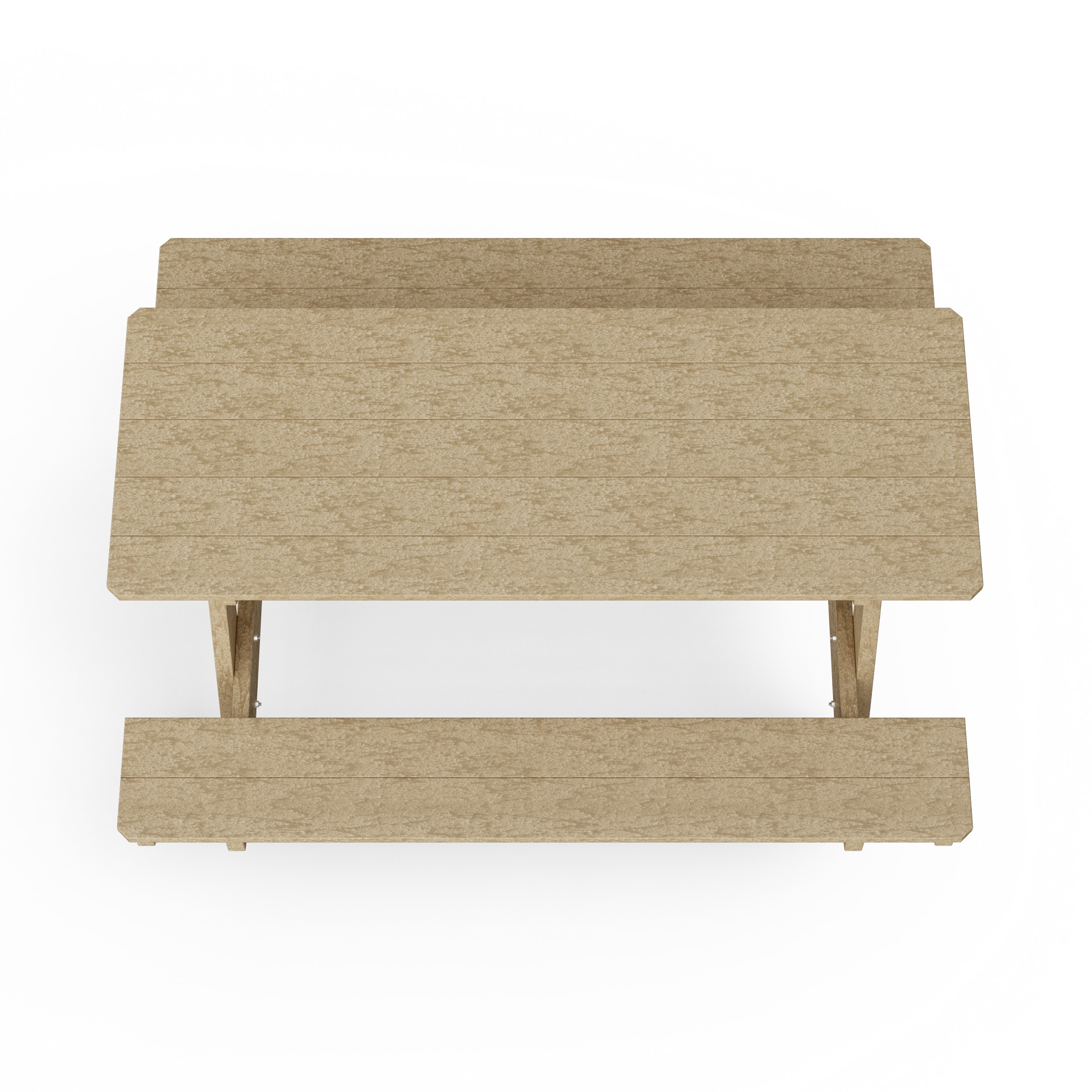 Heritage 72" Picnic Table with Attached Benches