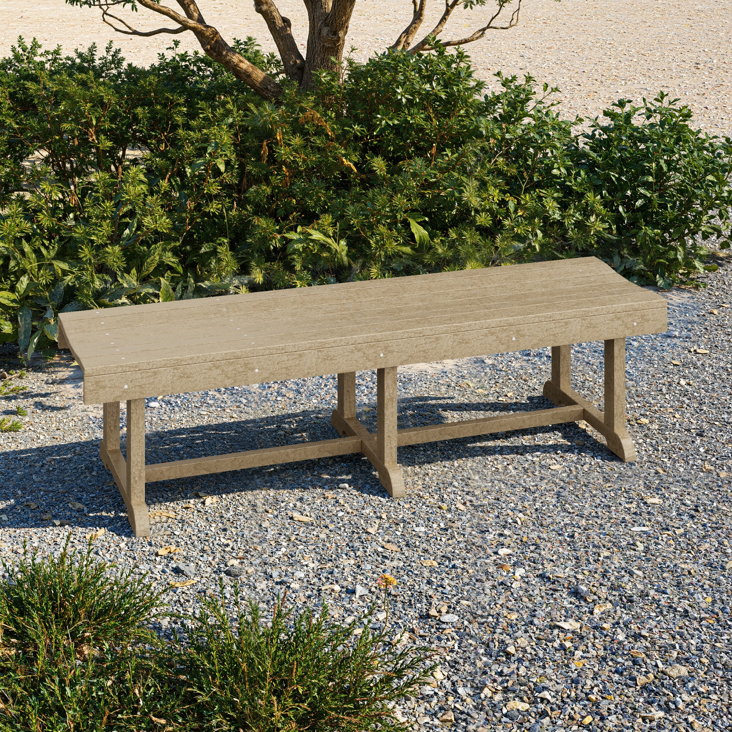 Heritage 68" Patio Backless Bench