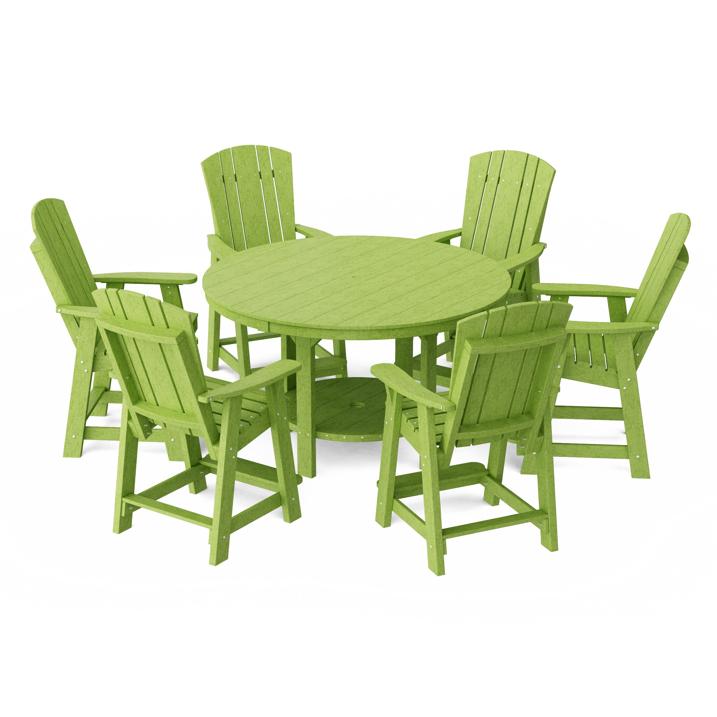 Heritage 7-Piece Round Counter Height Dining Set