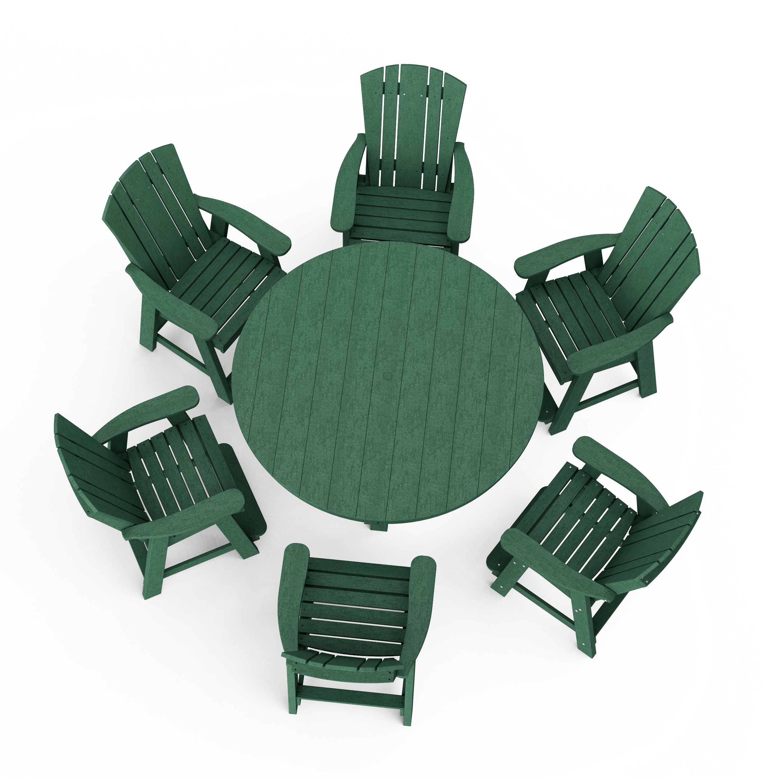 Heritage 7-Piece Round Counter Height Dining Set