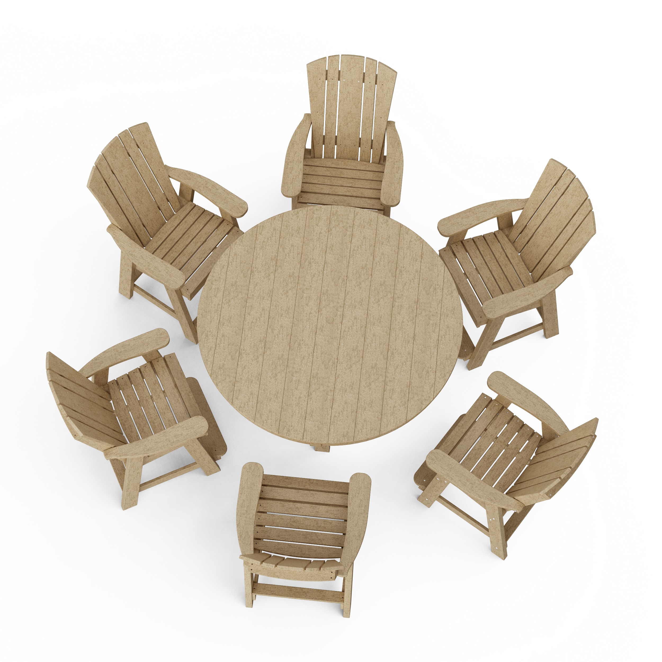 Heritage 7-Piece Round Counter Height Dining Set