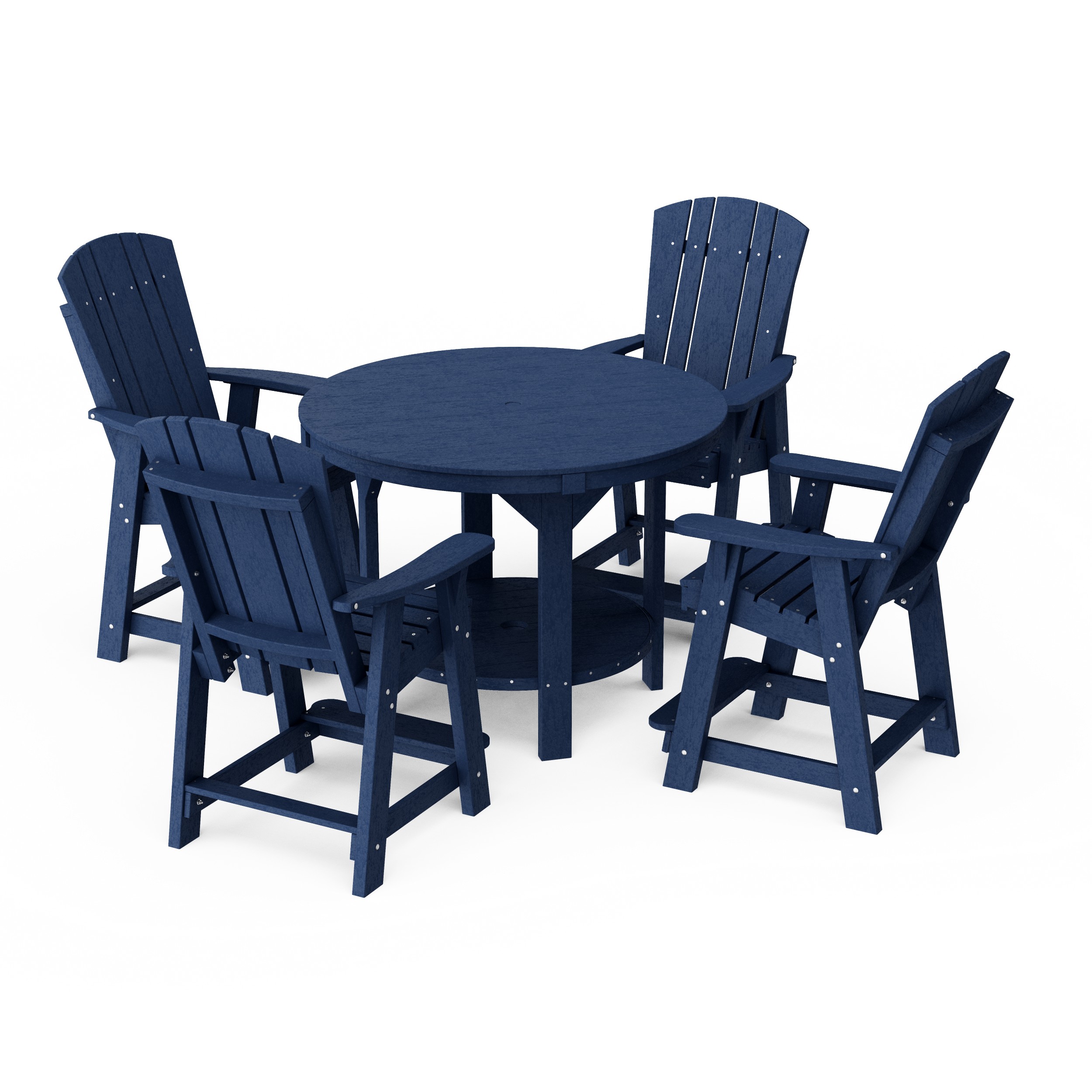 Heritage 5-Piece Round Counter Height Dining Set