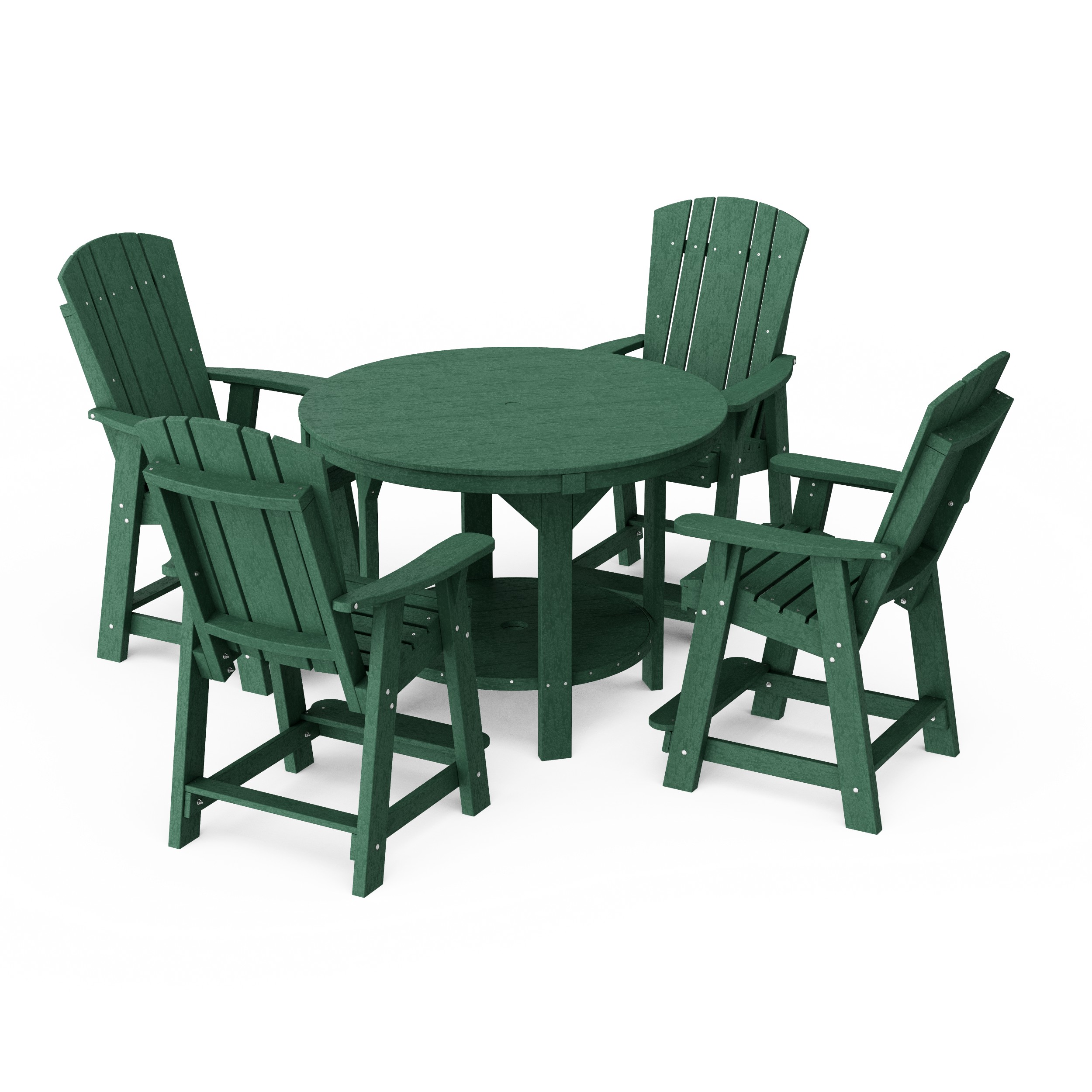 Heritage 5-Piece Round Counter Height Dining Set
