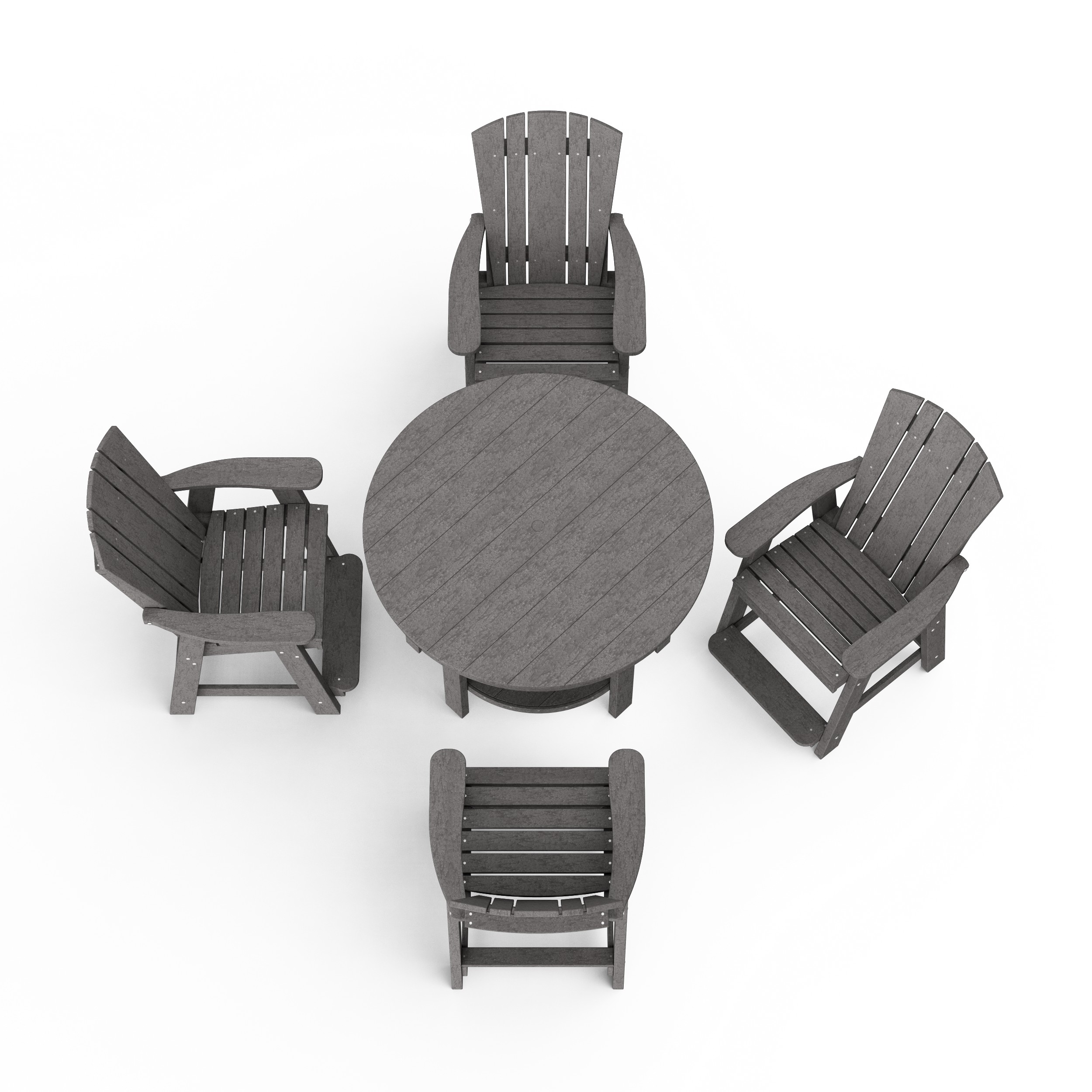 Heritage 5-Piece Round Counter Height Dining Set