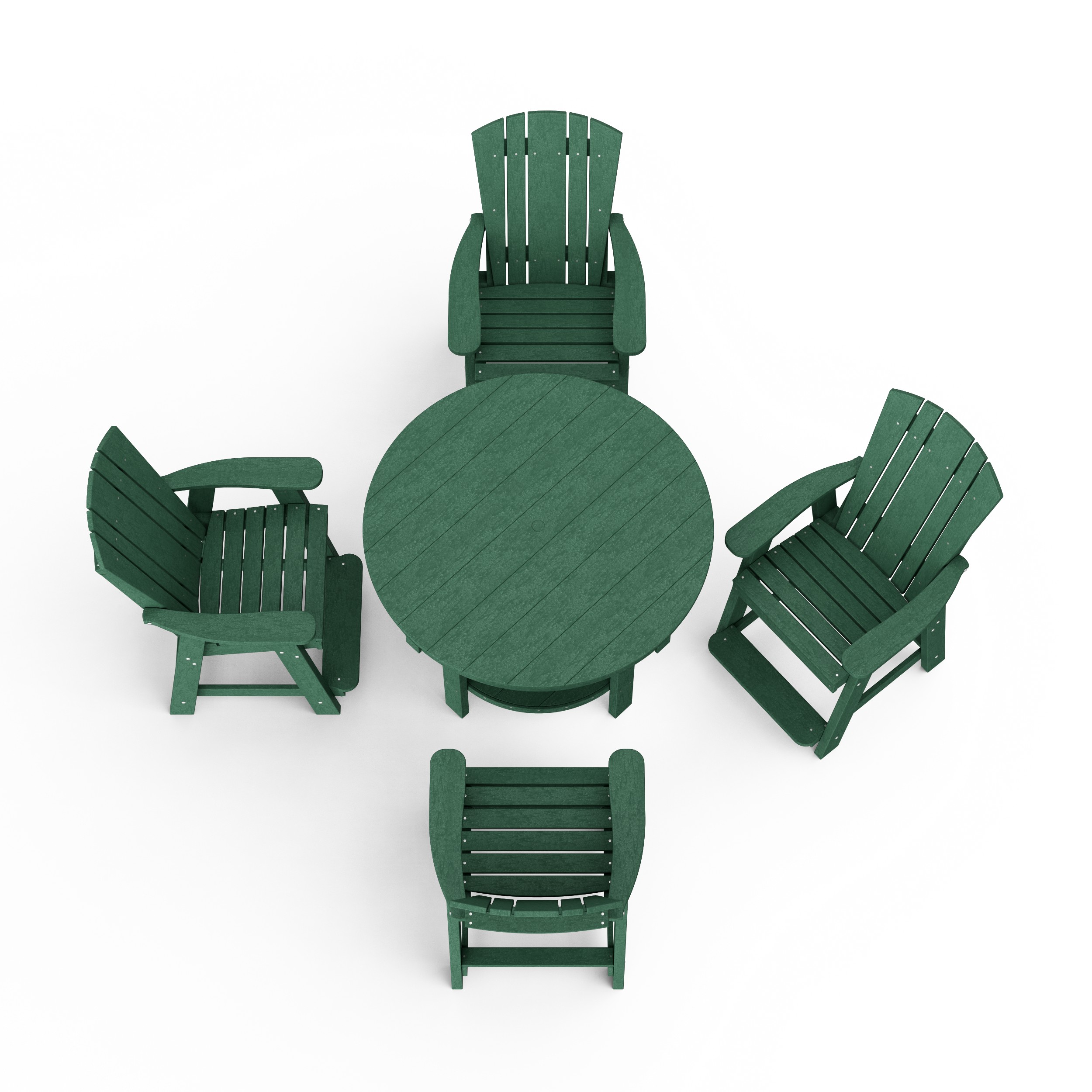 Heritage 5-Piece Round Counter Height Dining Set