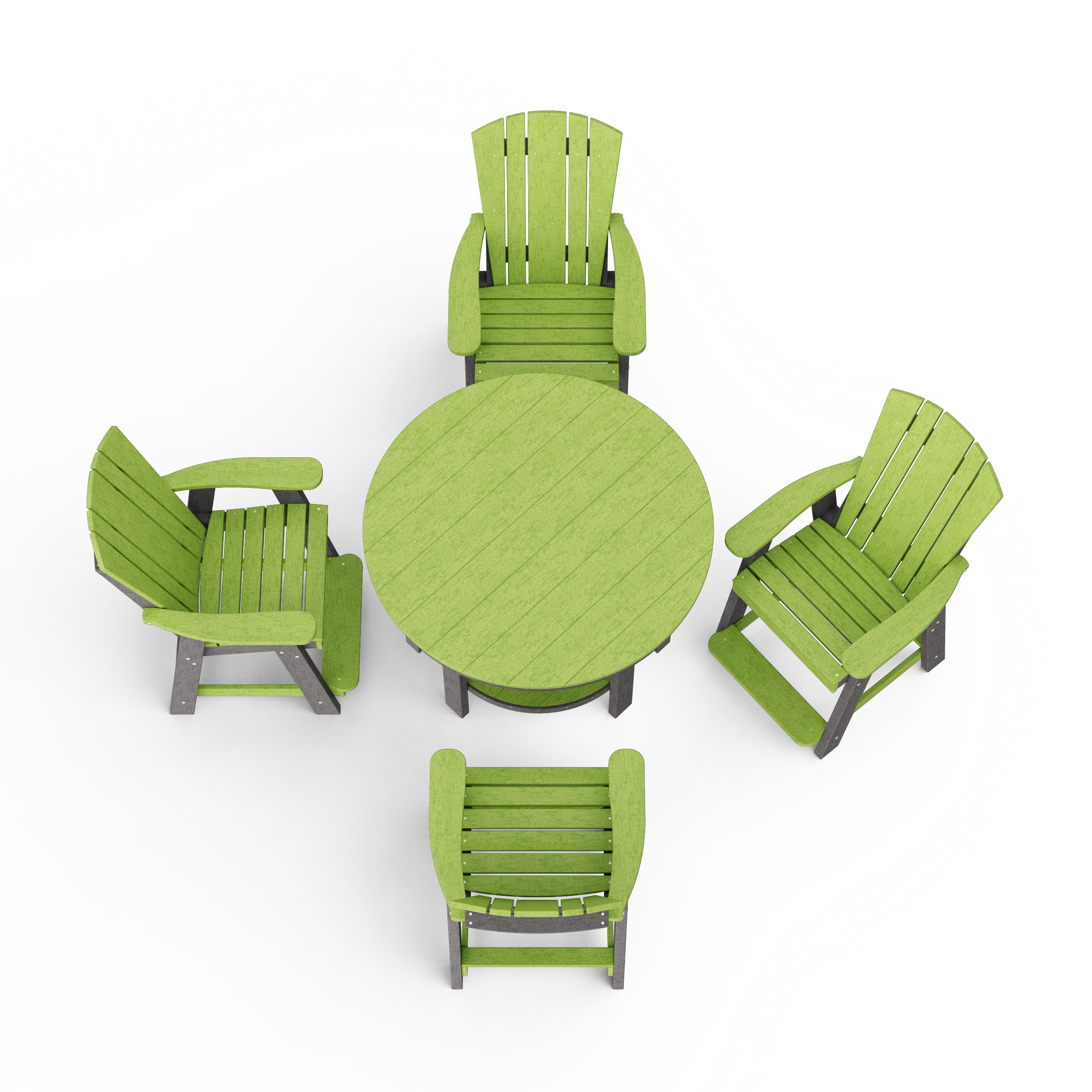 Heritage 5-Piece Round Counter Height Dining Set