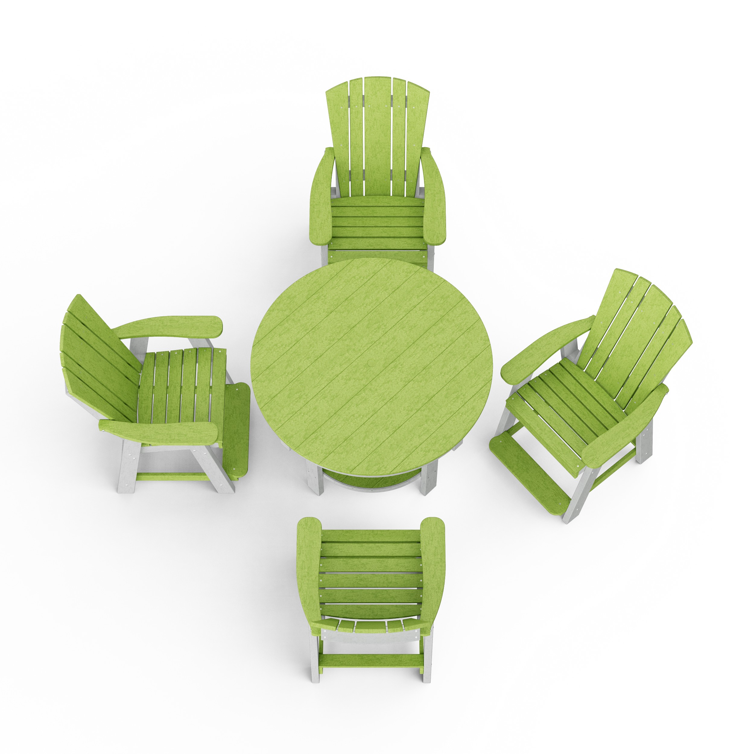 Heritage 5-Piece Round Counter Height Dining Set