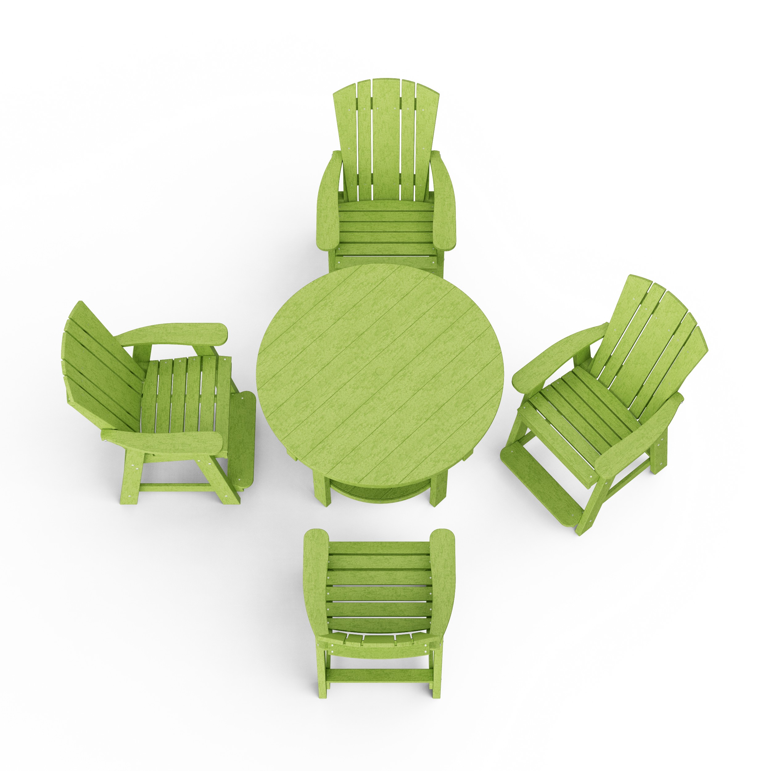 Heritage 5-Piece Round Counter Height Dining Set