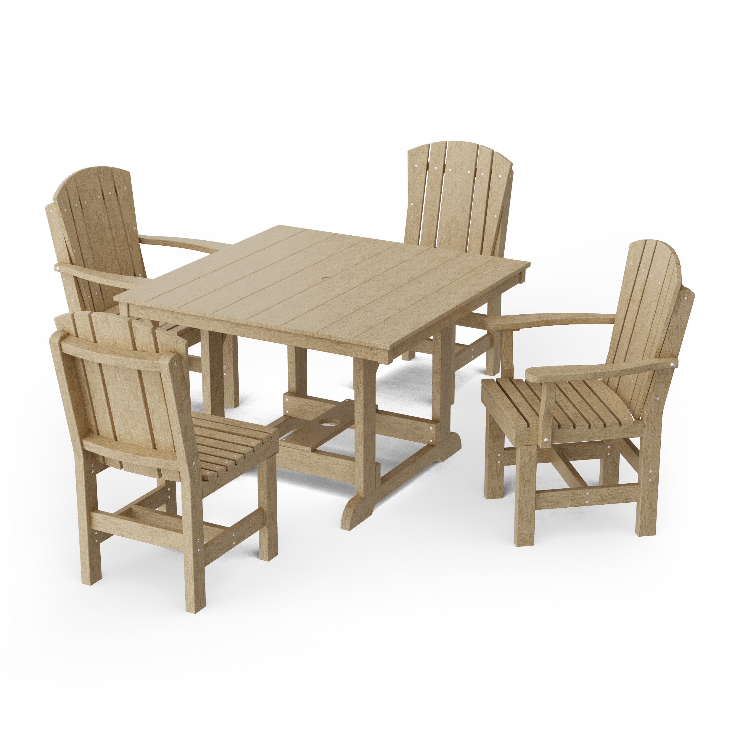 Heritage 5-Piece Square Dining Set