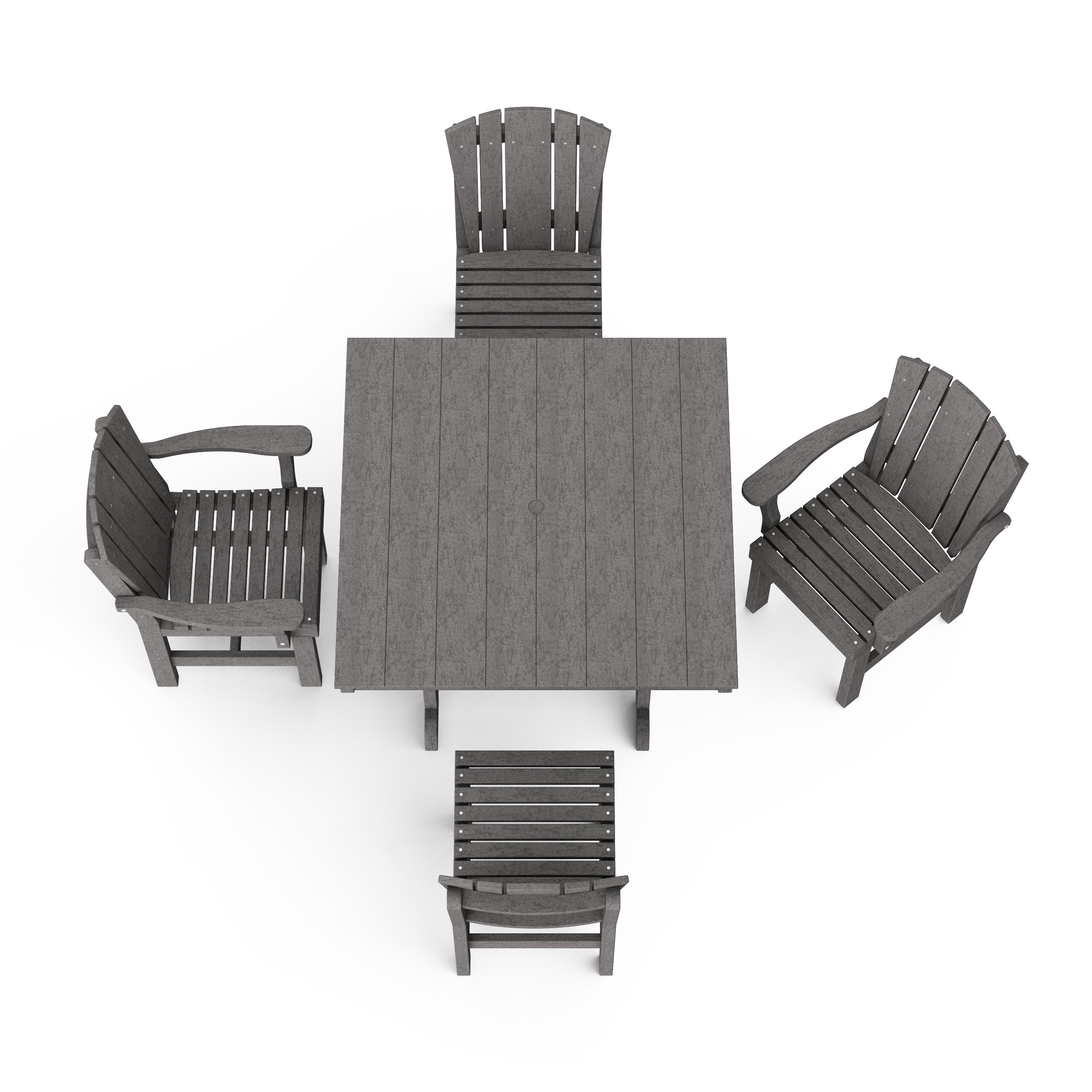 Heritage 5-Piece Square Dining Set