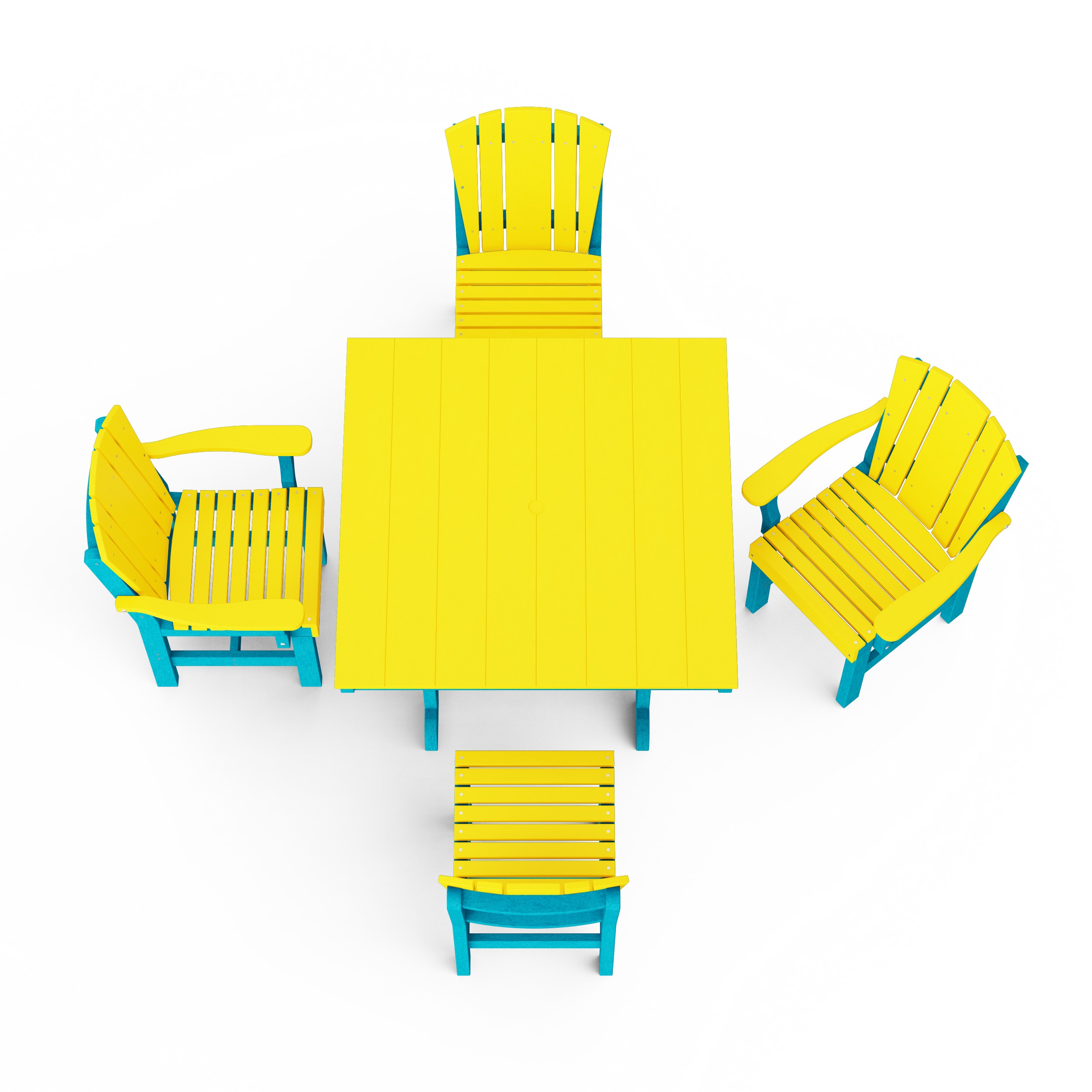 Heritage 5-Piece Square Dining Set