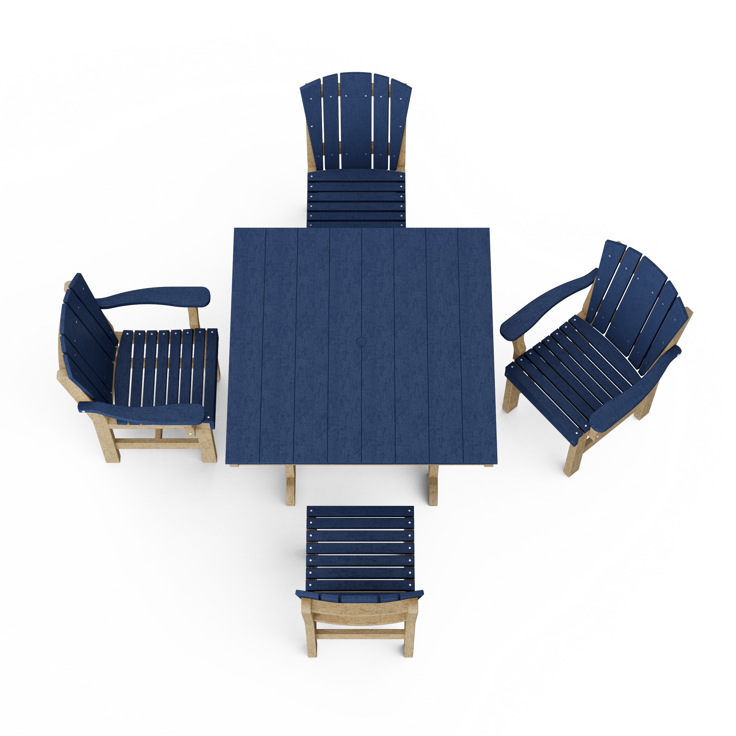 Heritage 5-Piece Square Dining Set