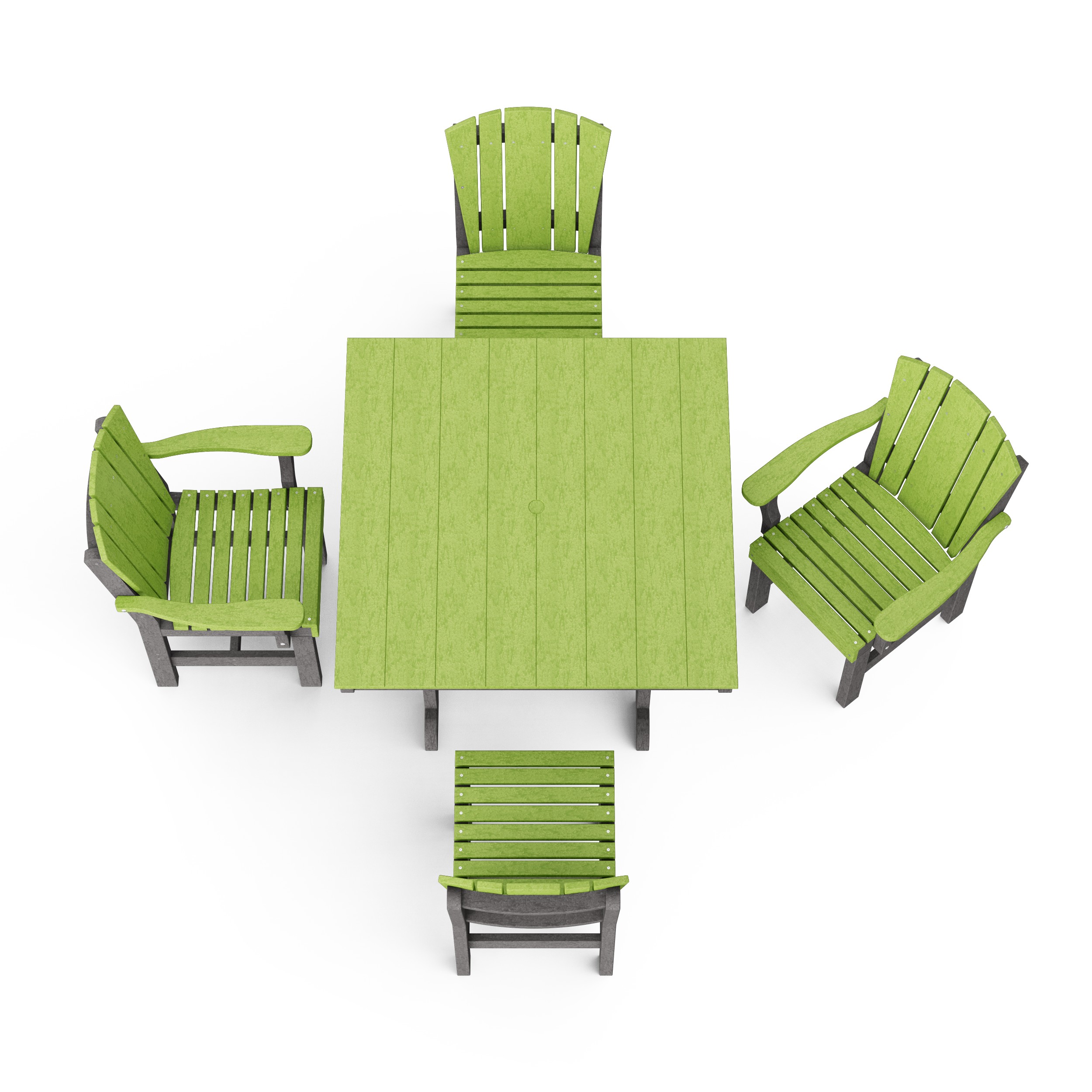 Heritage 5-Piece Square Dining Set