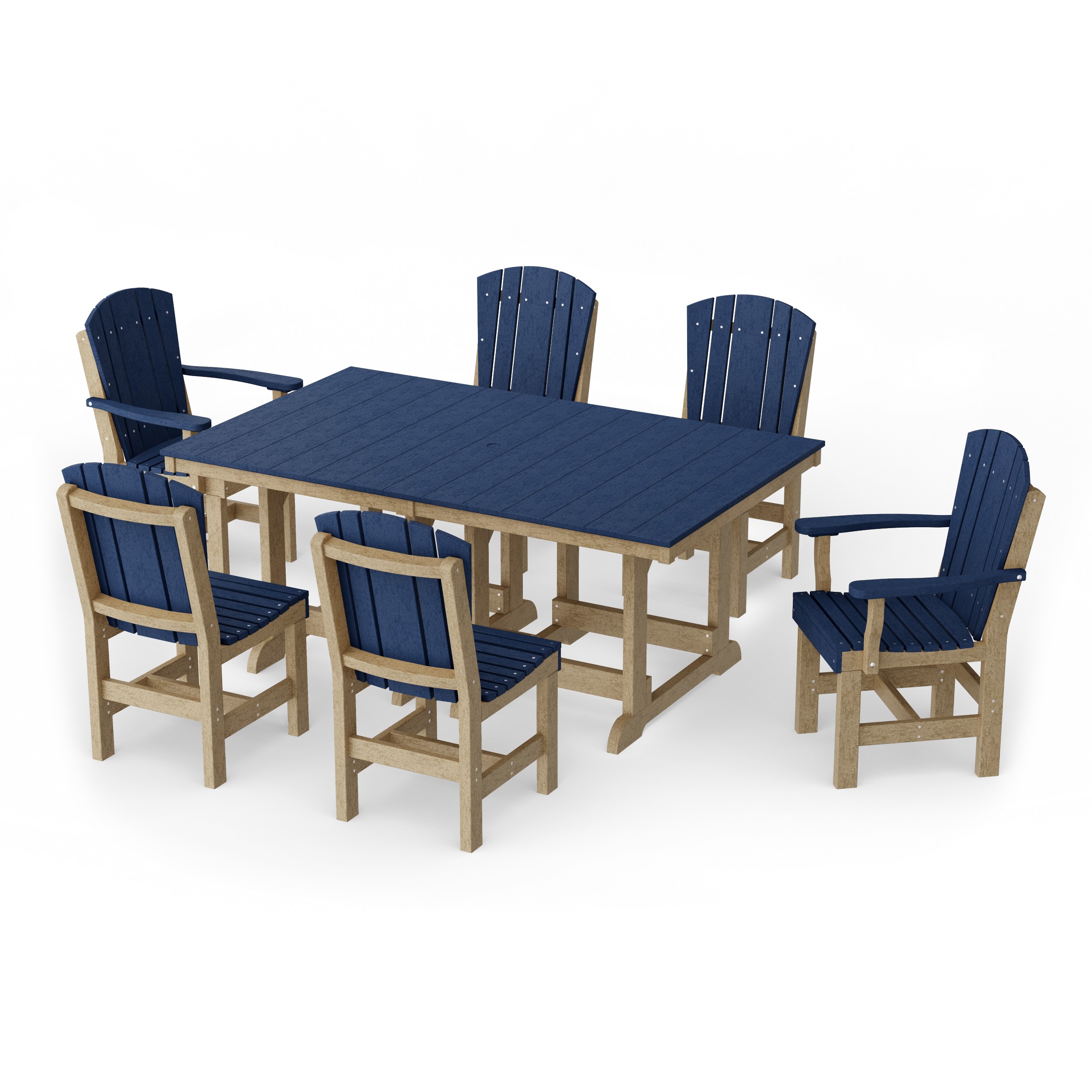 Heritage 7-Piece Rectangular Dining Set