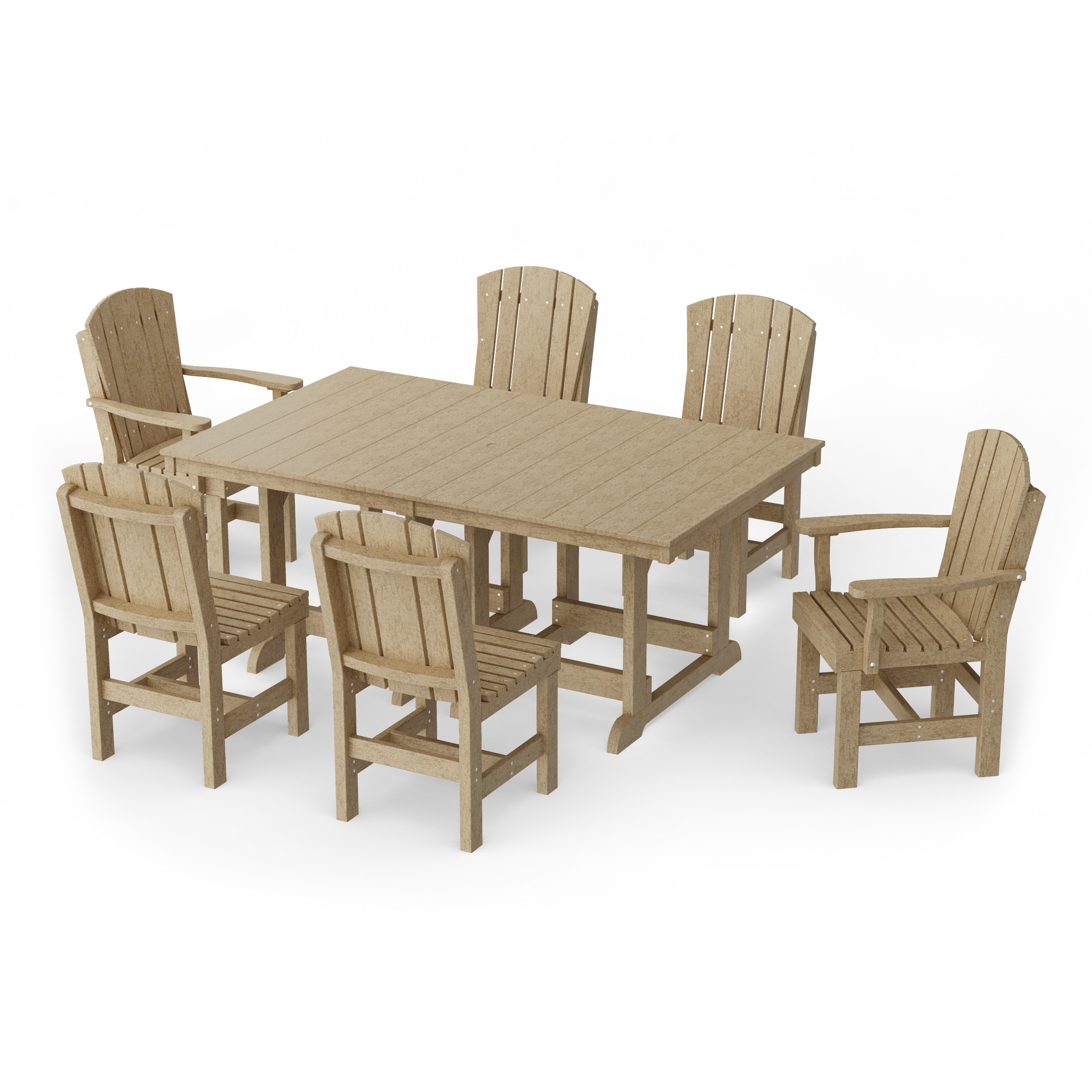 Heritage 7-Piece Rectangular Dining Set