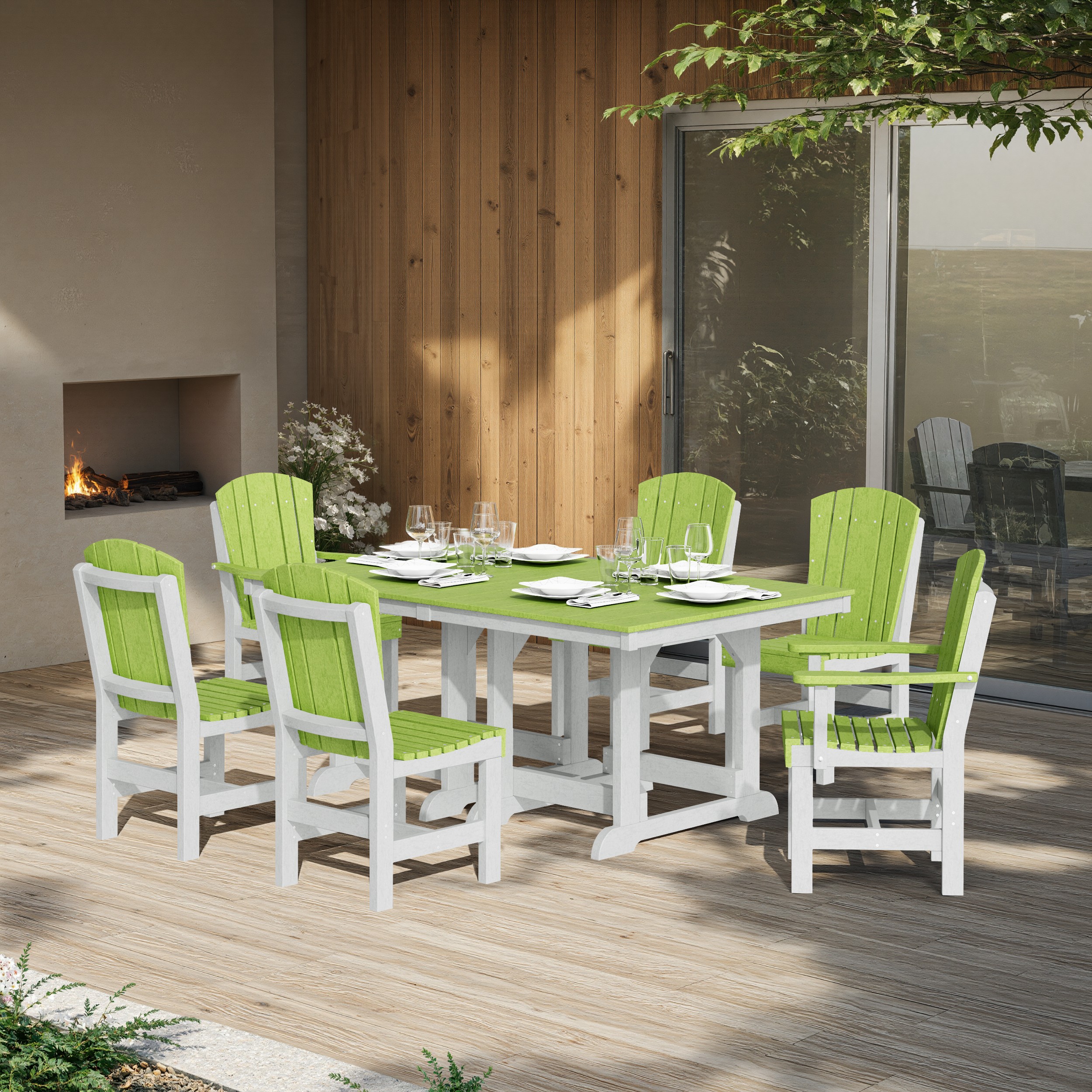 Heritage 7-Piece Rectangular Dining Set