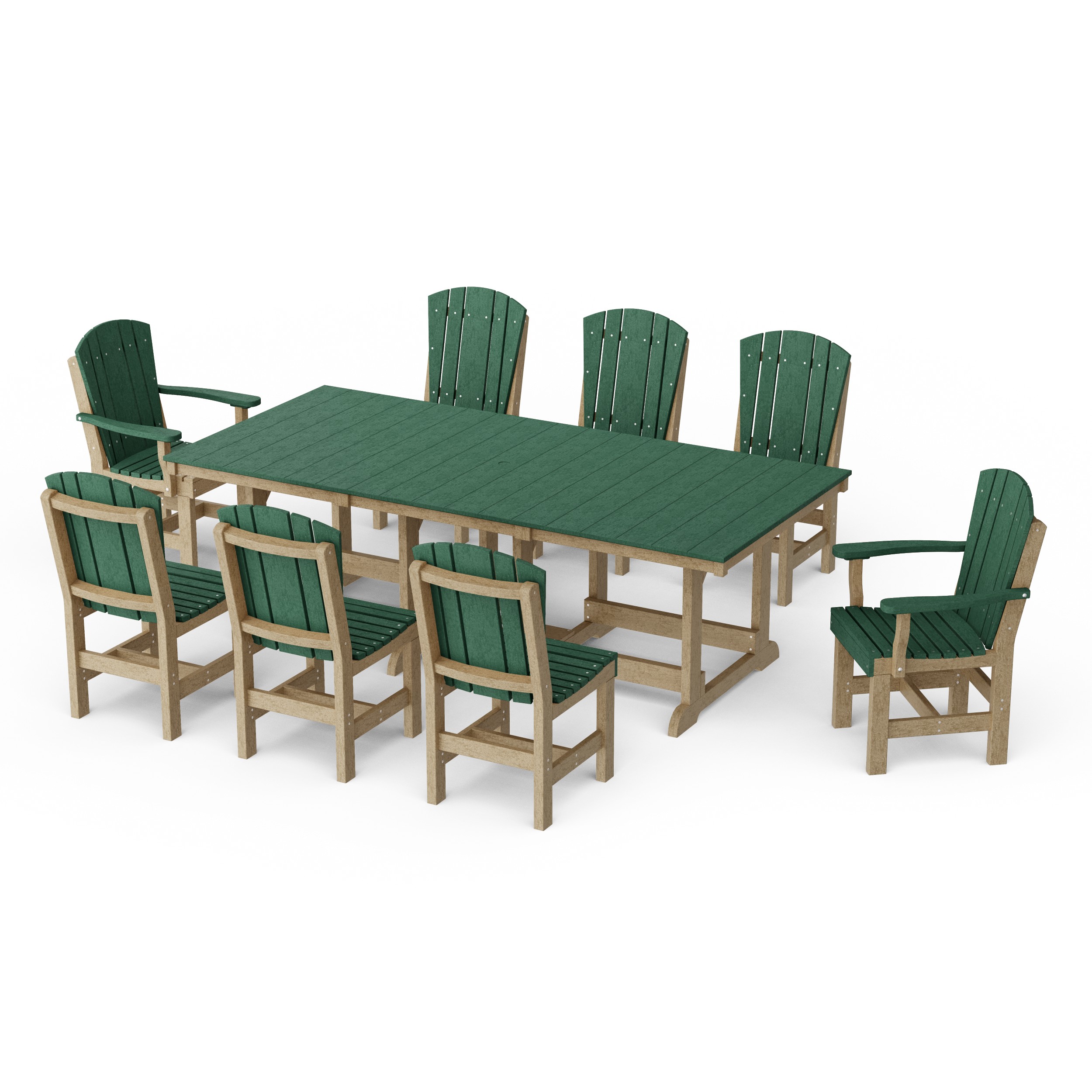 Heritage 9-Piece Rectangular Dining Set