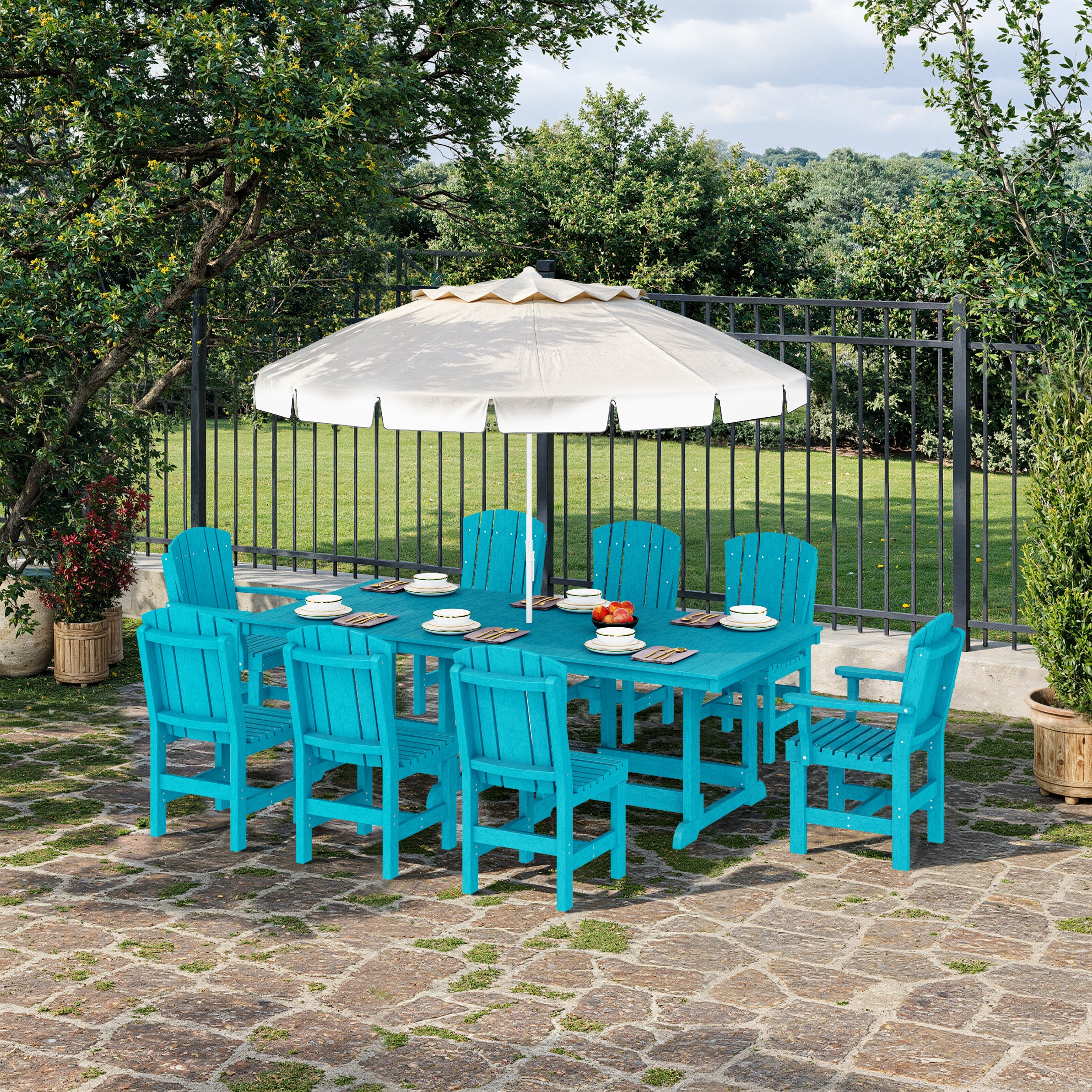 Heritage 9-Piece Rectangular Dining Set