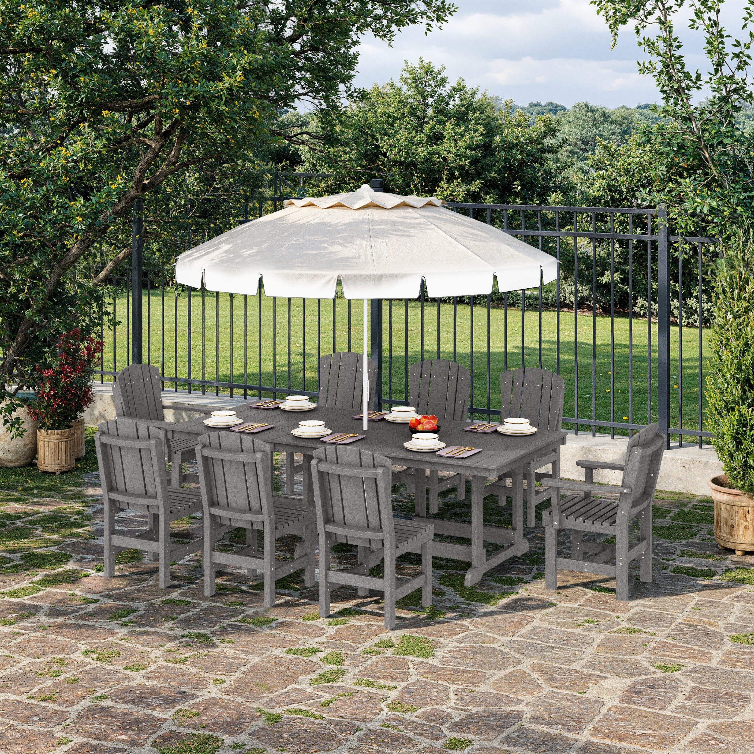 Heritage 9-Piece Rectangular Dining Set