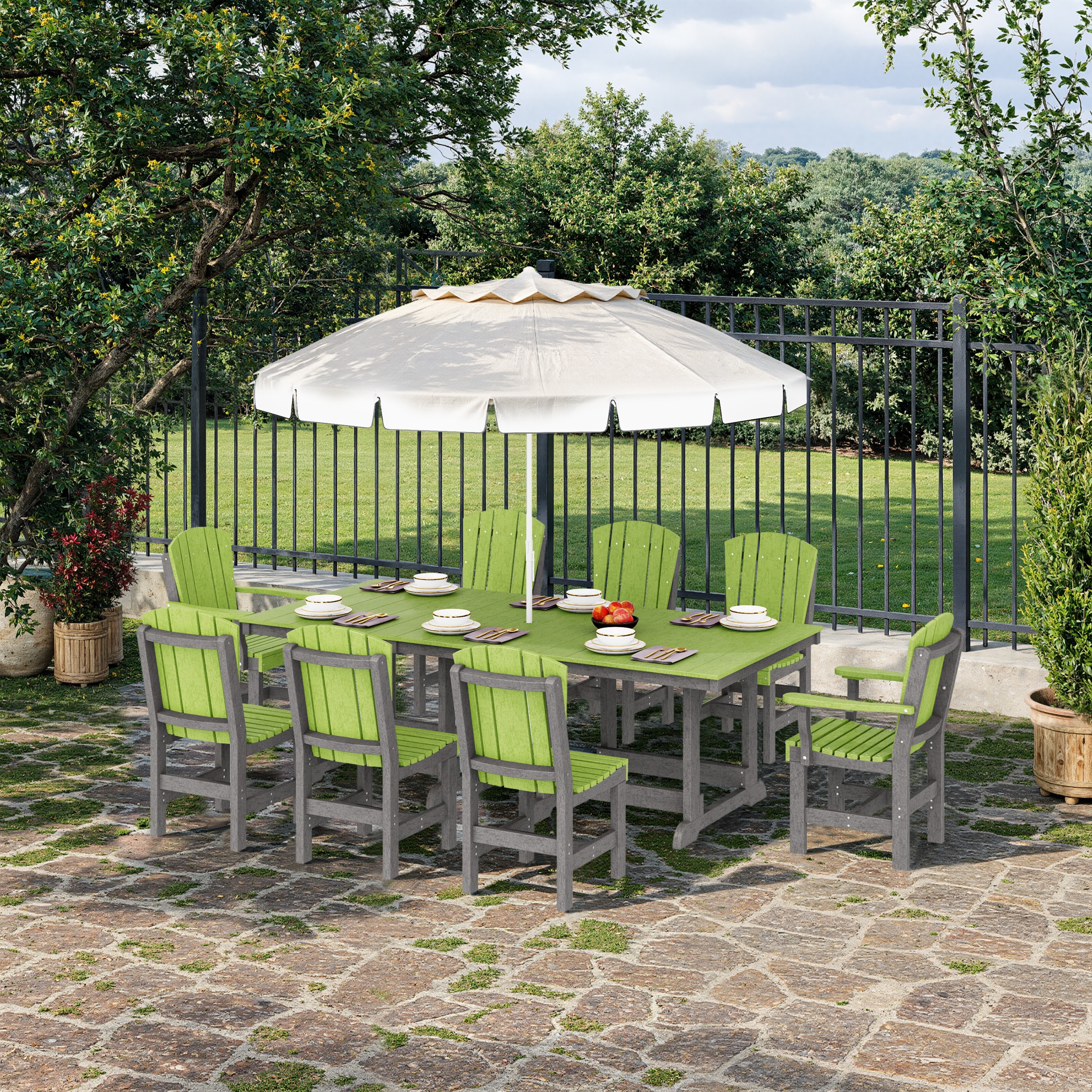 Heritage 9-Piece Rectangular Dining Set