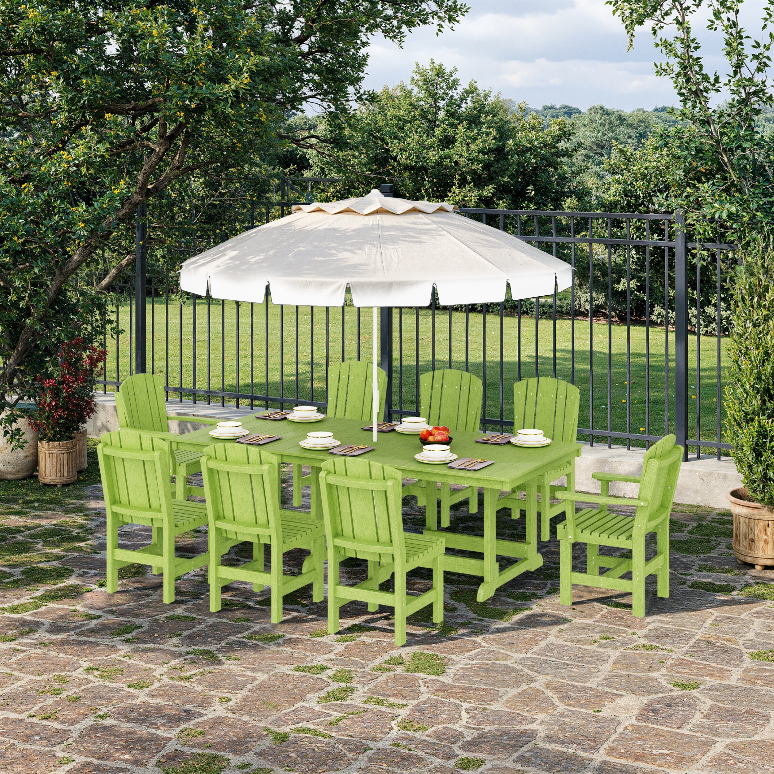 Heritage 9-Piece Rectangular Dining Set