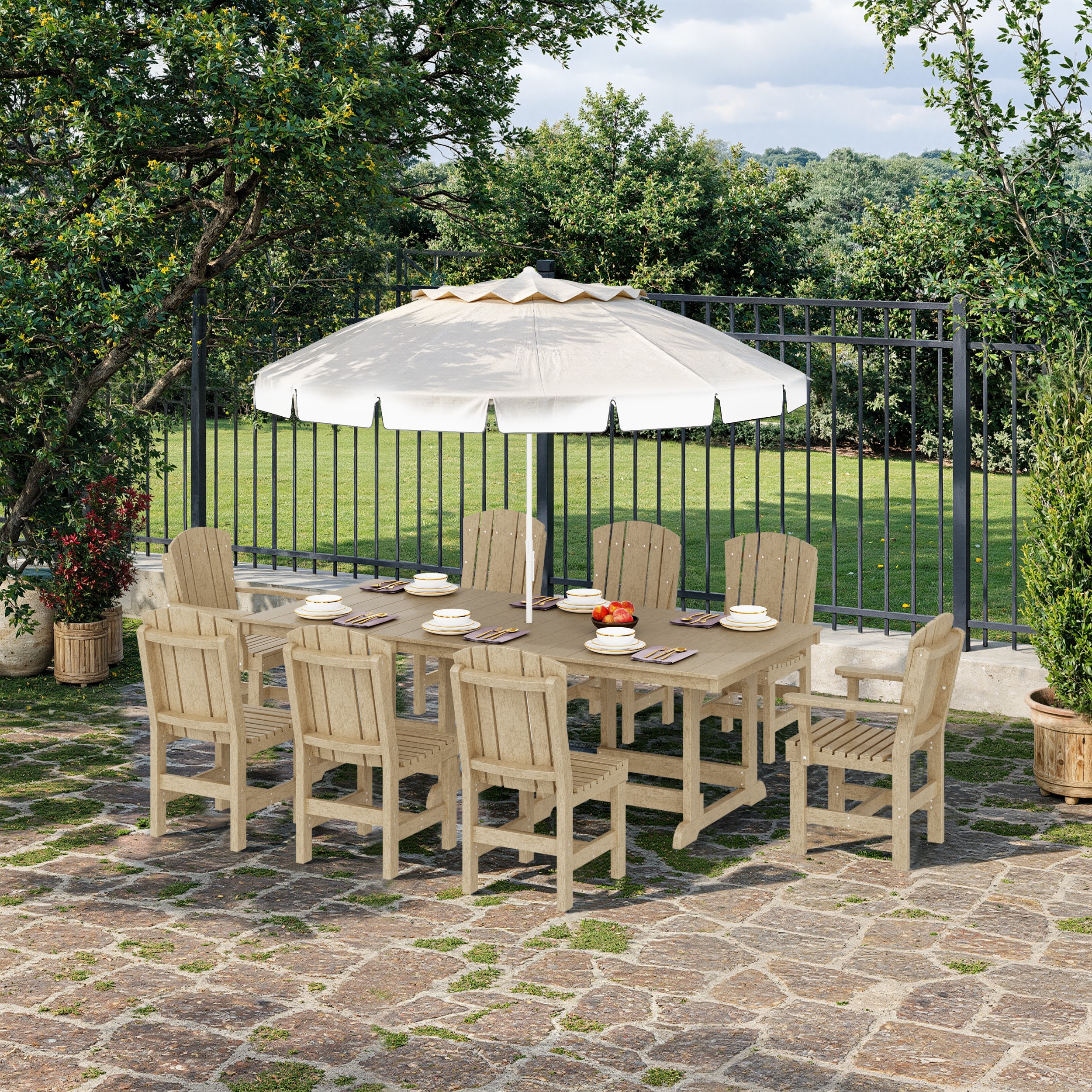 Heritage 9-Piece Rectangular Dining Set