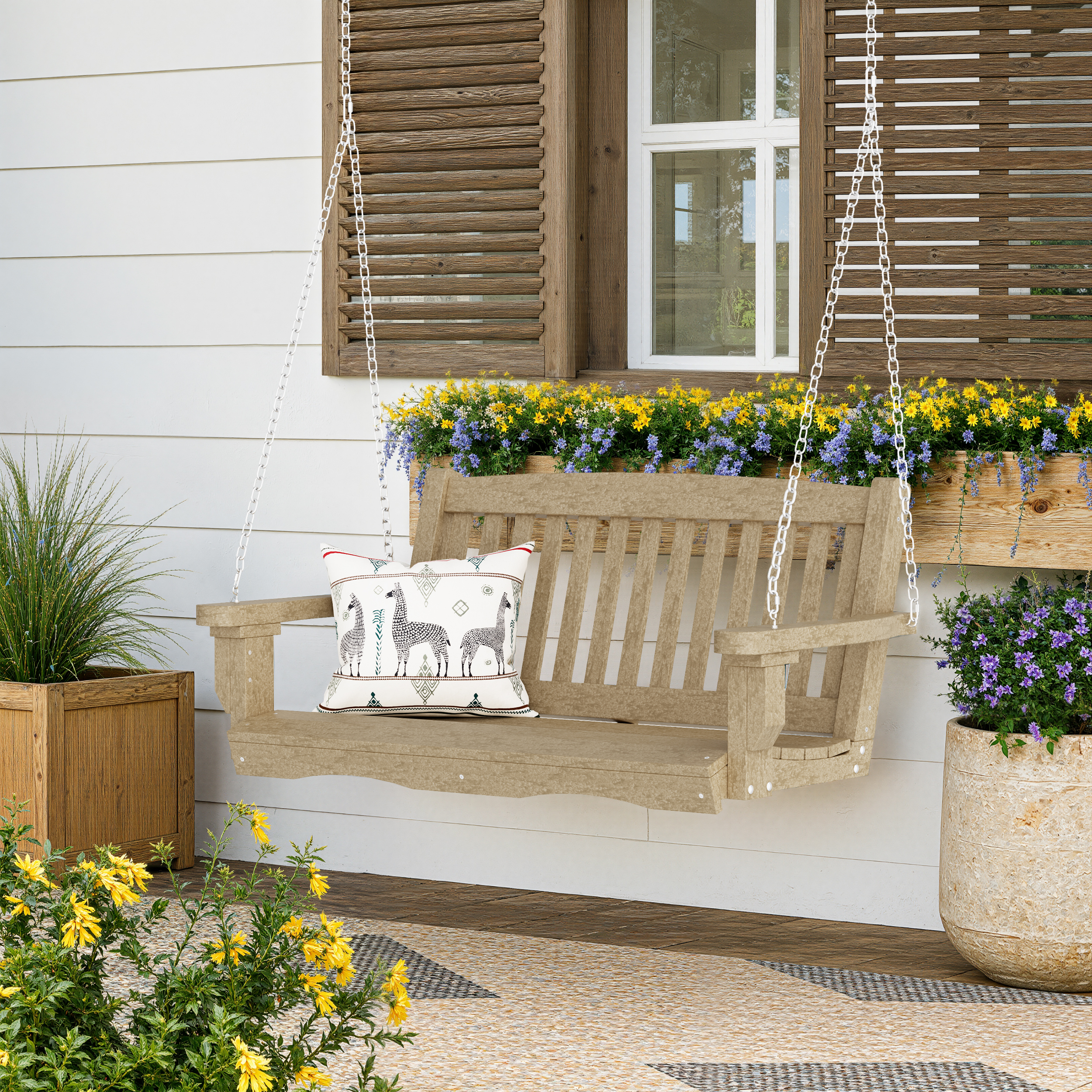 Classic Mission Porch Swing