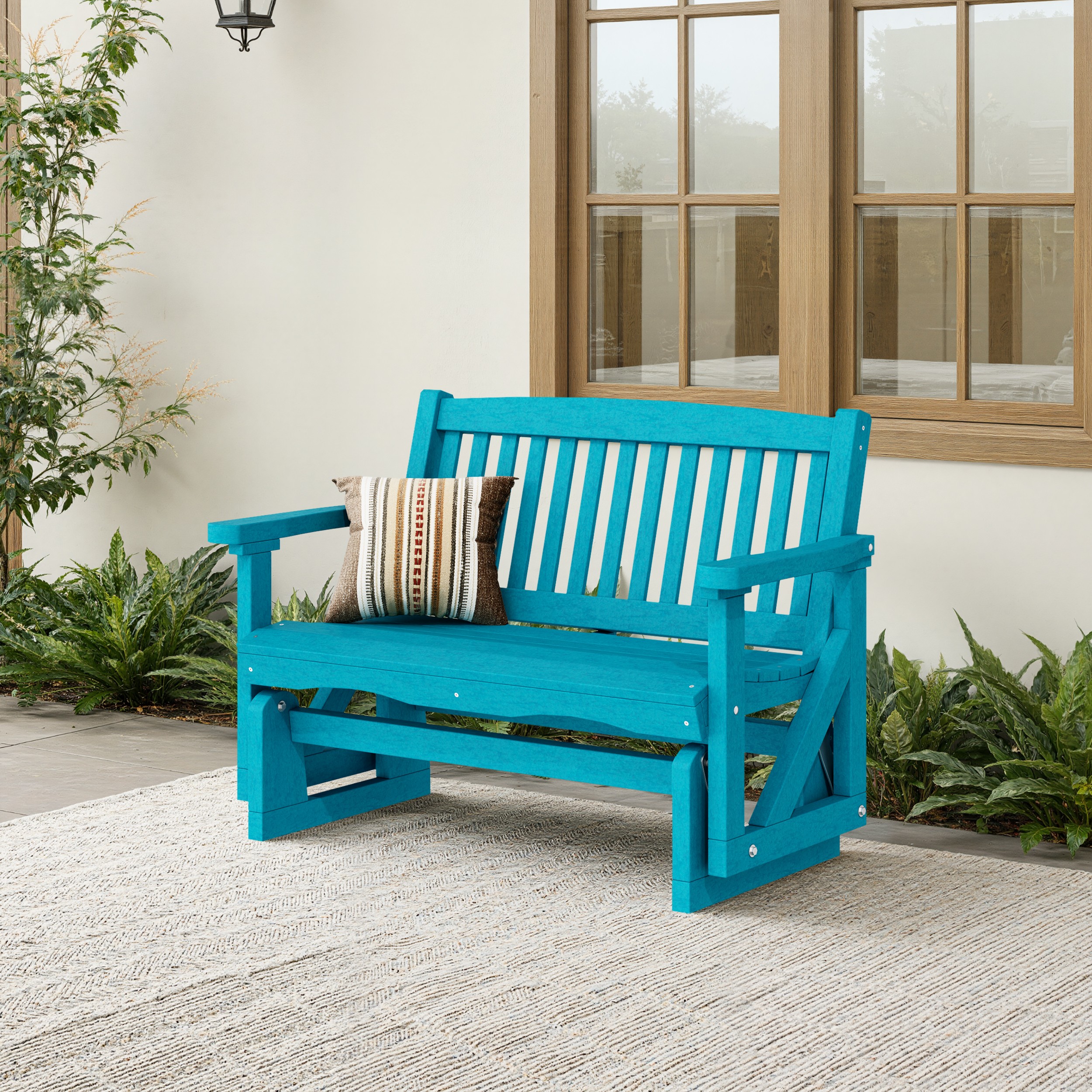 Classic Mission Glider Bench