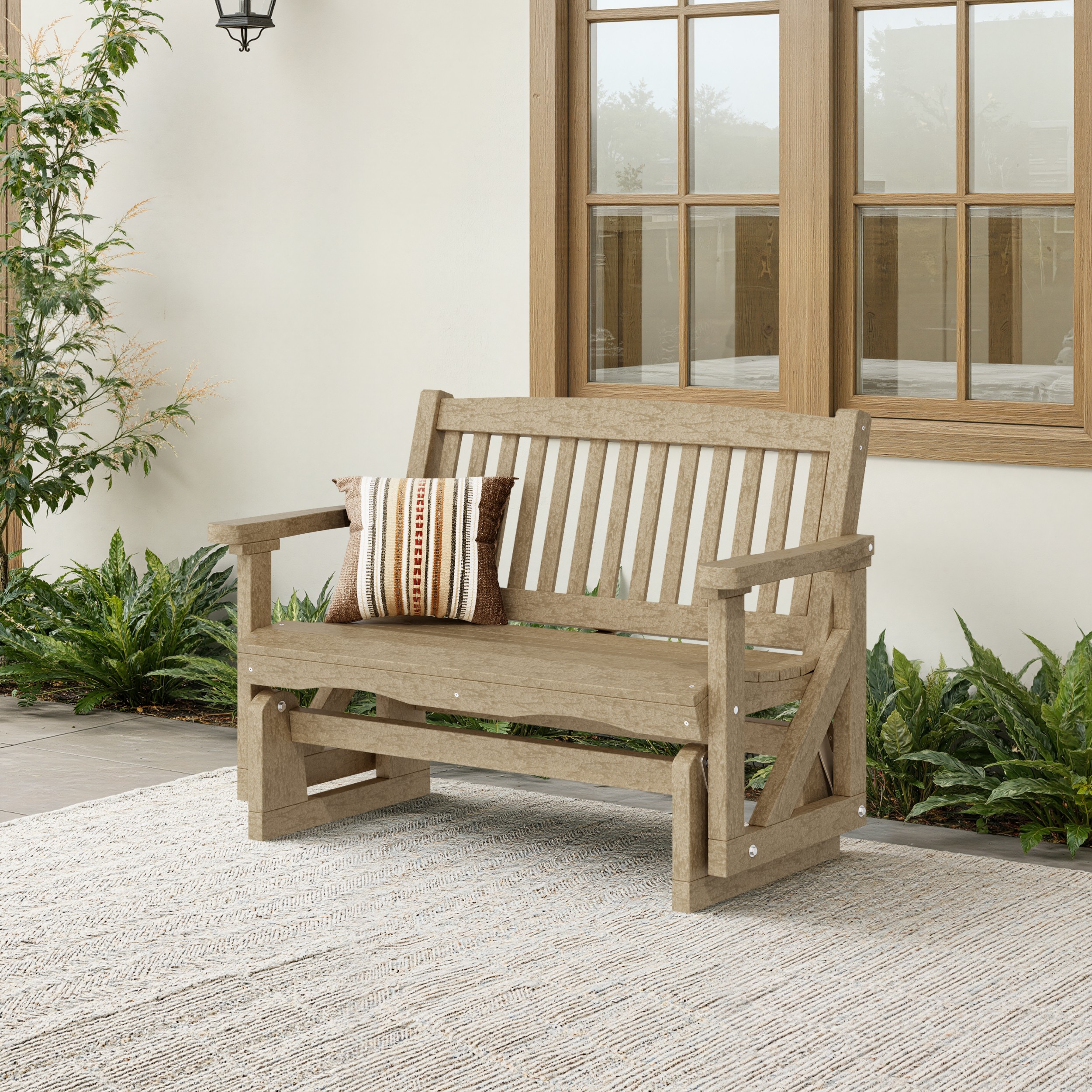 Classic Mission Glider Bench