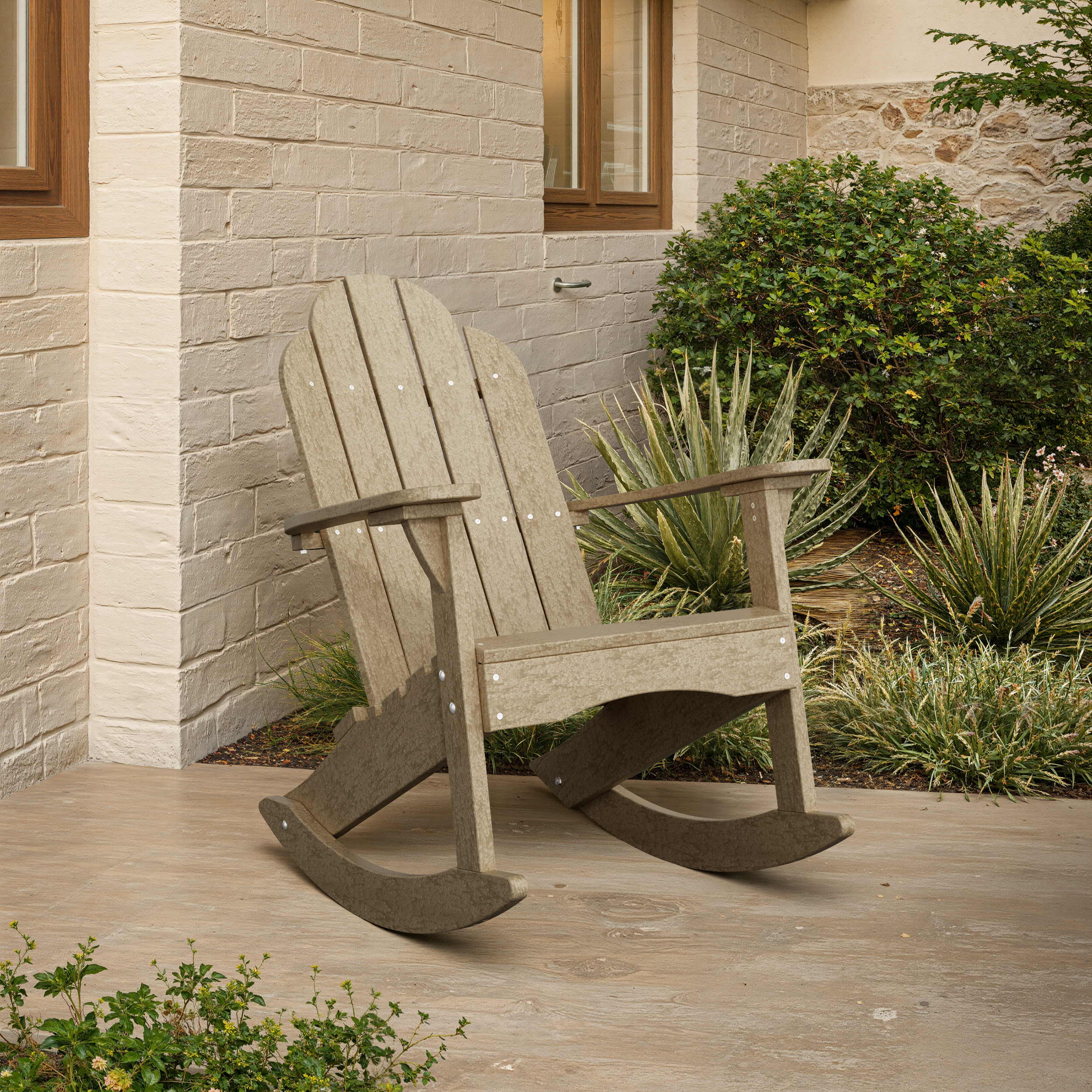 Classic Adirondack Rocking Chair