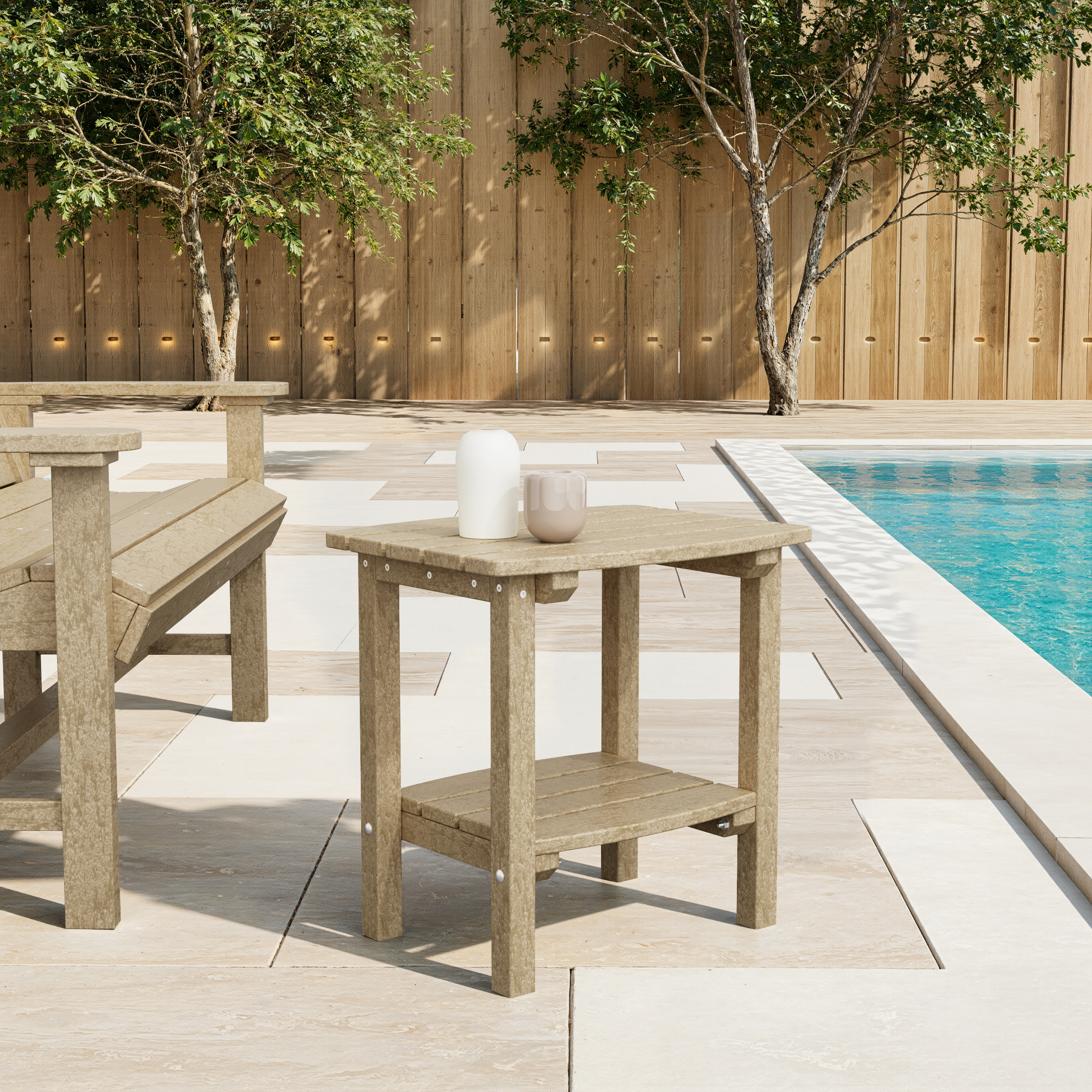 Classic Two-Tier Side Table