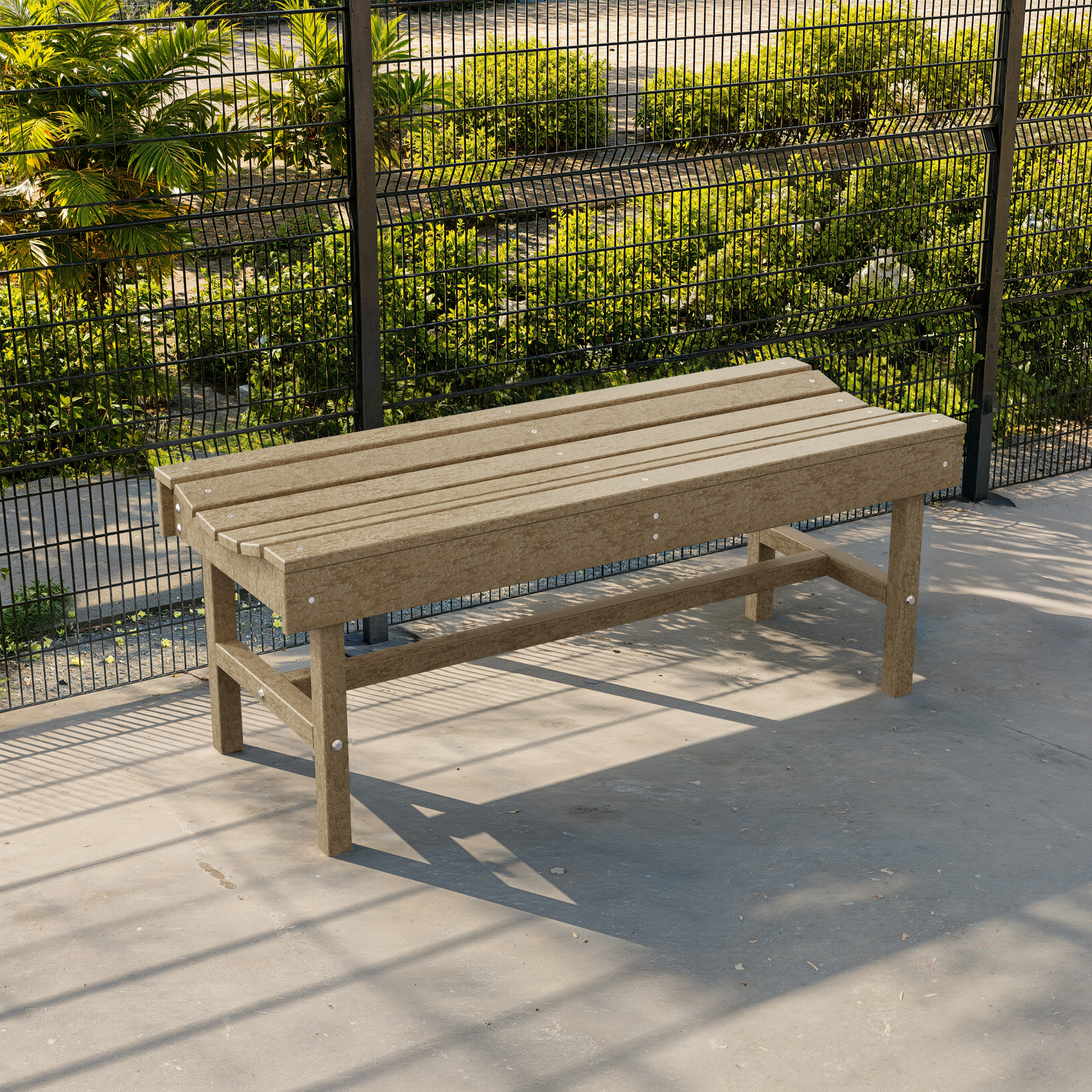 Classic 48" Garden Backless Bench