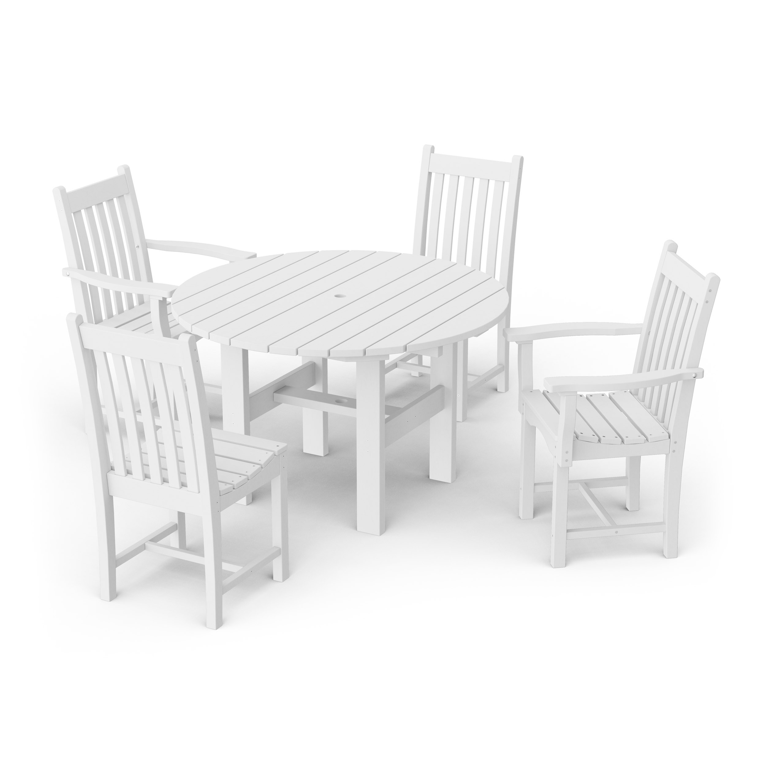 Classic 5-Piece Round Dining Set