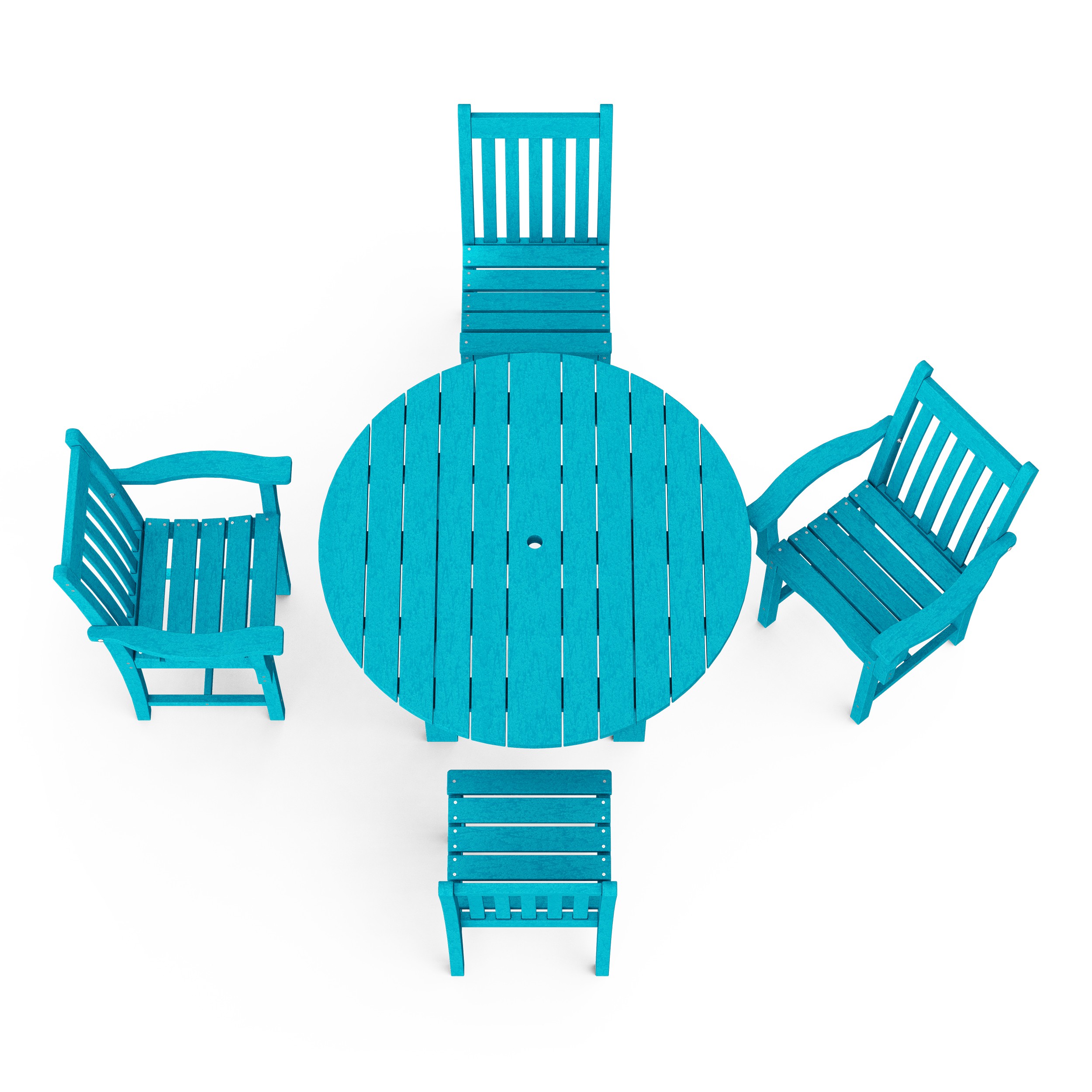 Classic 5-Piece Round Dining Set