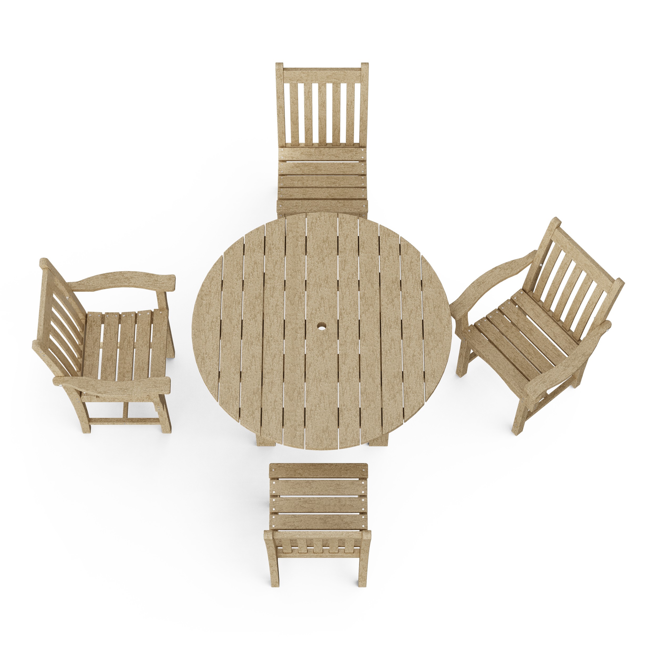 Classic 5-Piece Round Dining Set