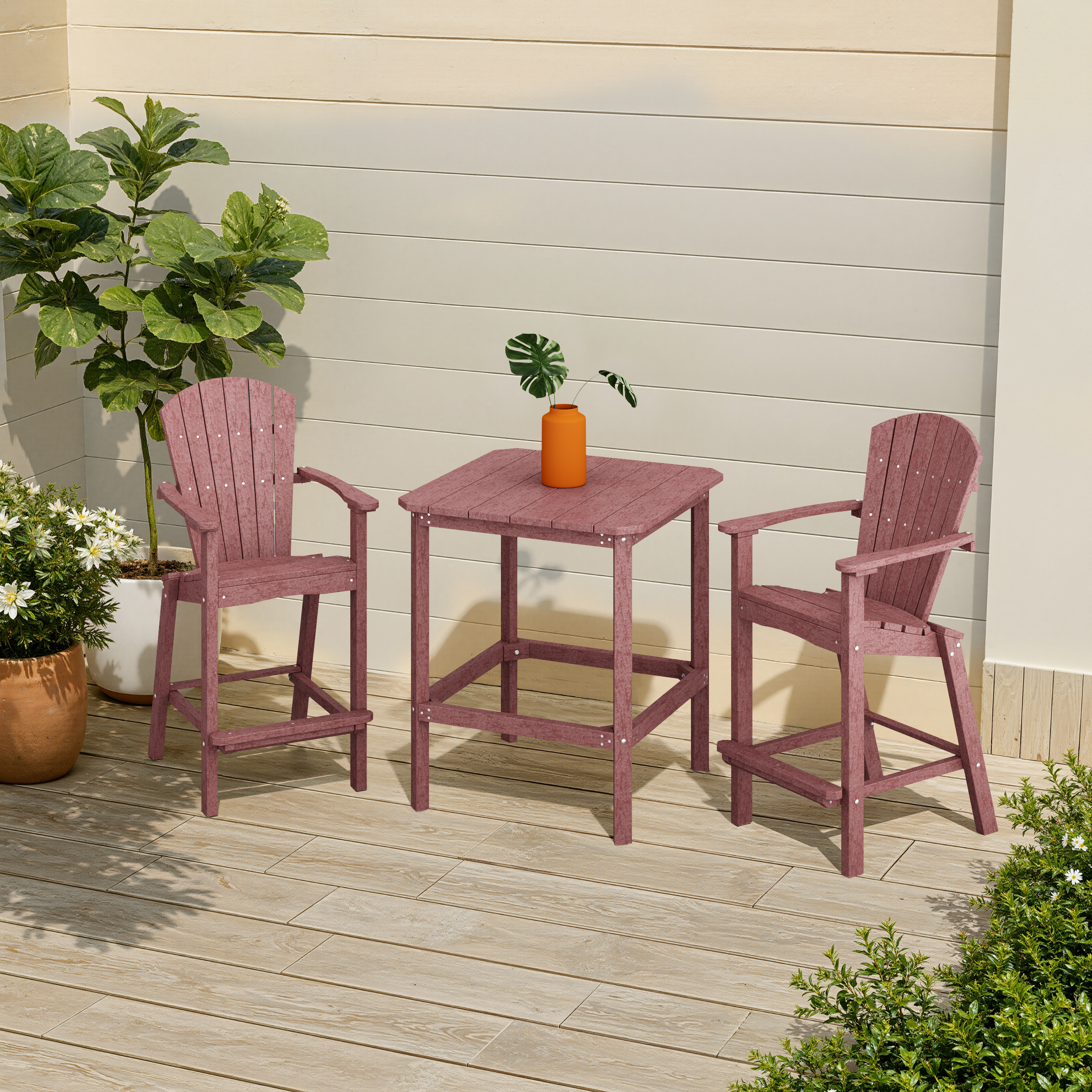 Wildridge Adirondack Bistro Set