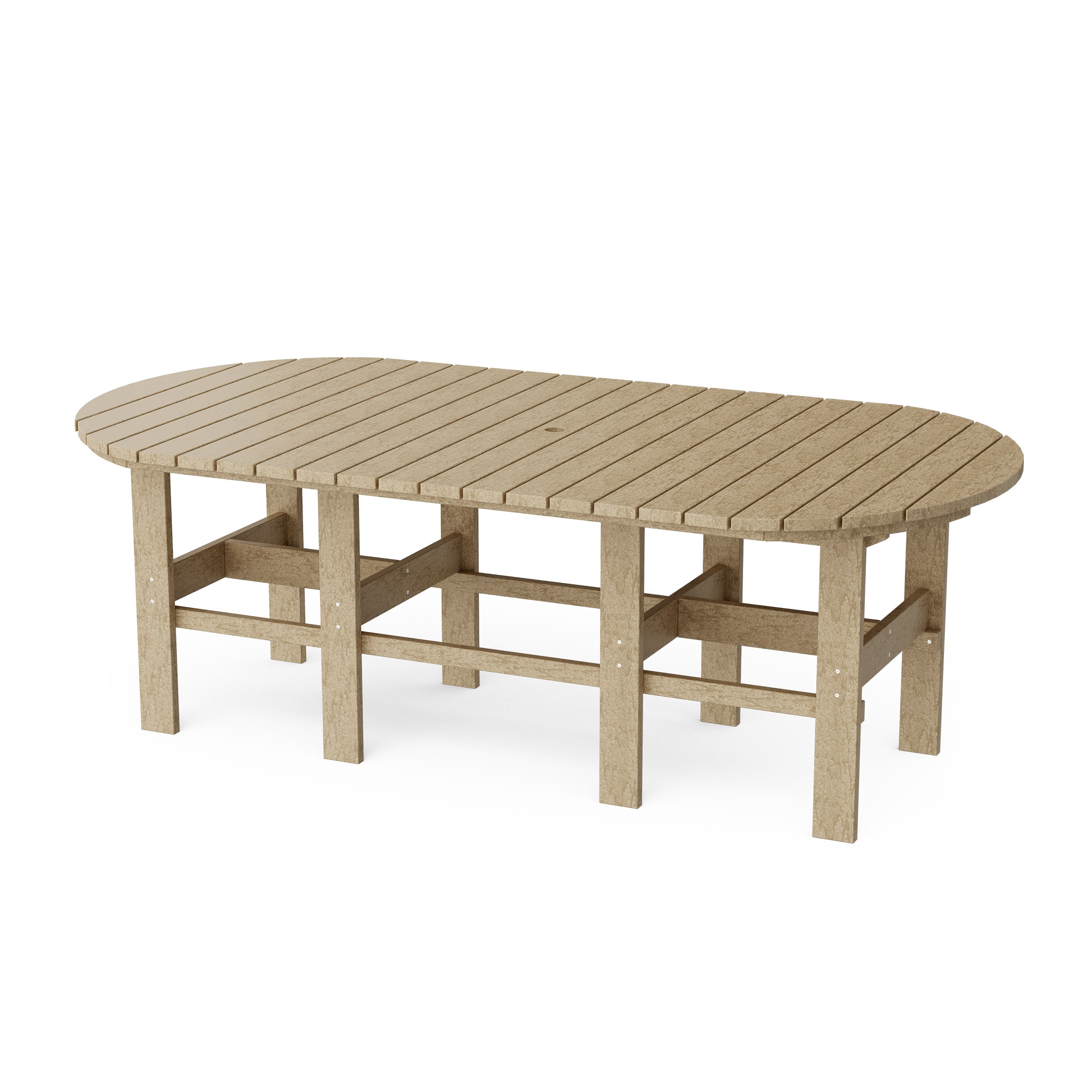 Classic 44" x 84" Oval Dining Table