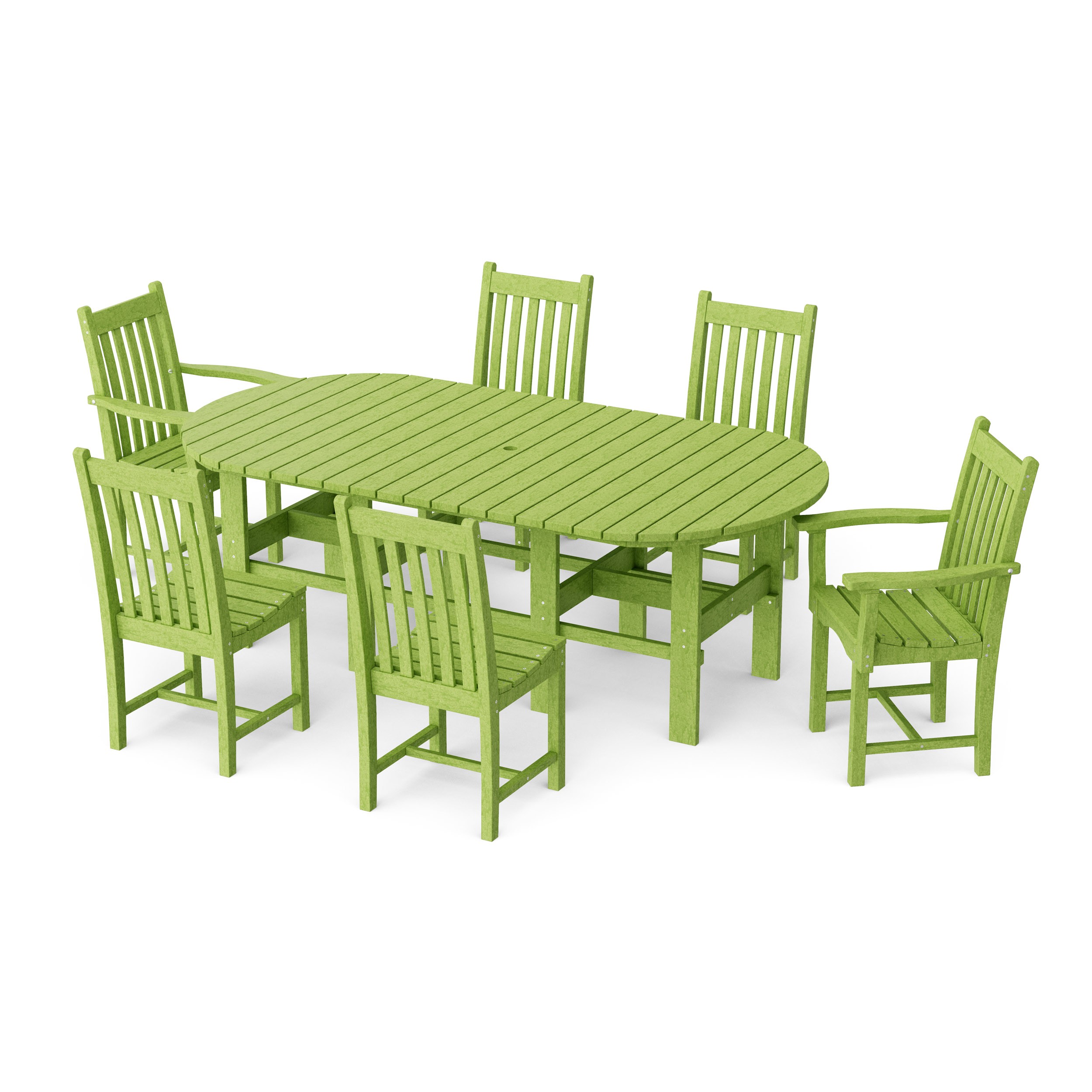 Classic 7-Piece Oval Dining Set