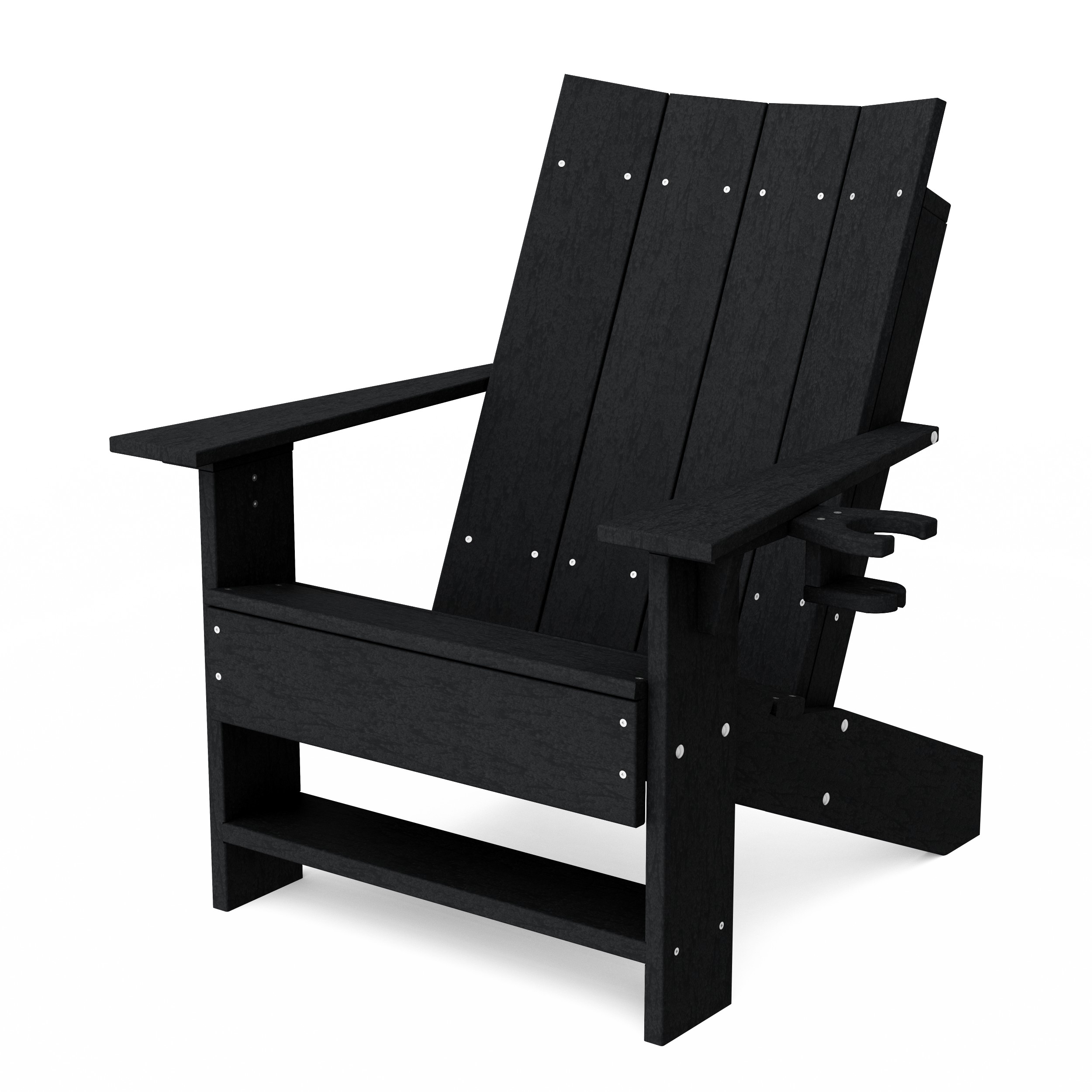 Contemporary Adirondack Chair with Cup Holder