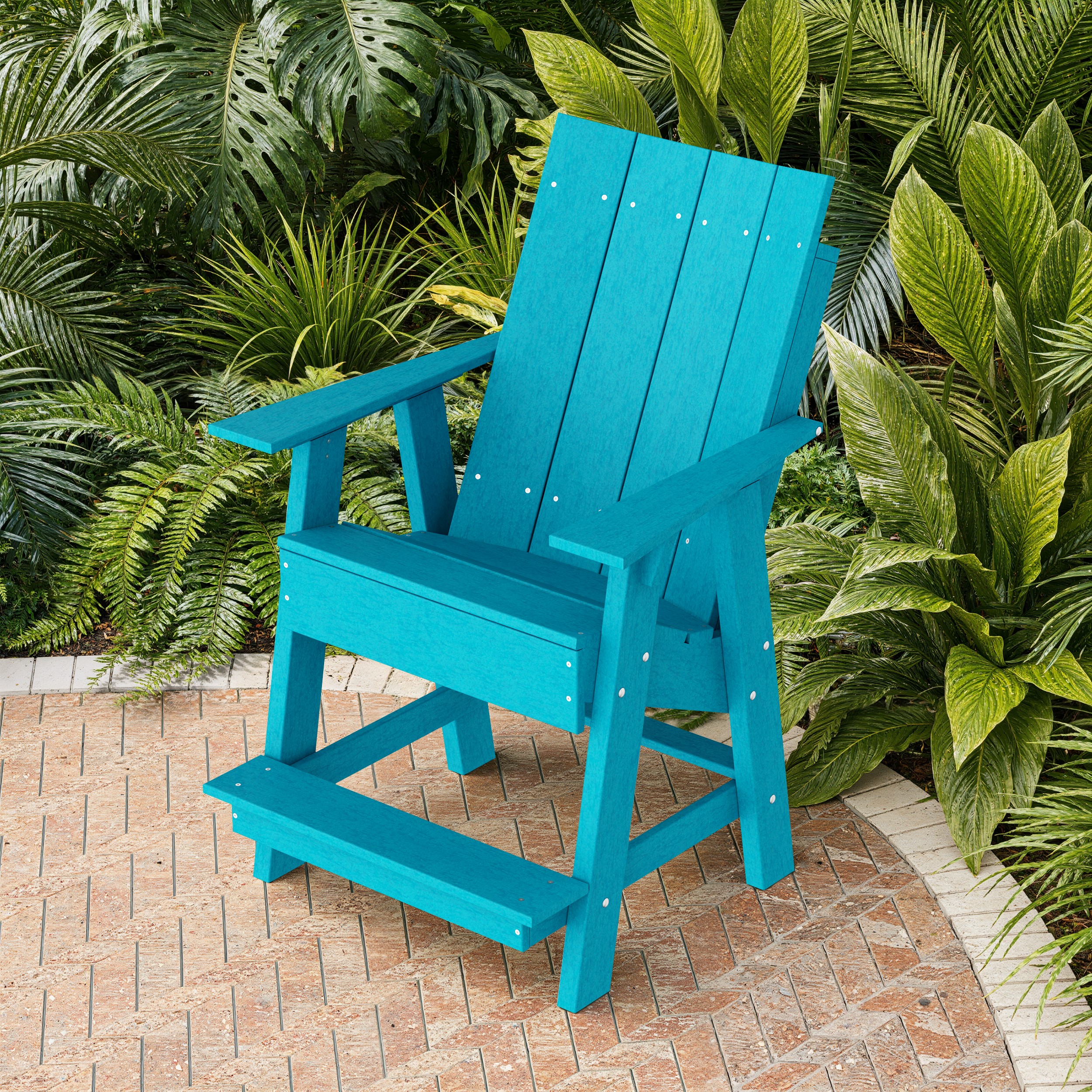 Contemporary Tall Modern Adirondack Chair