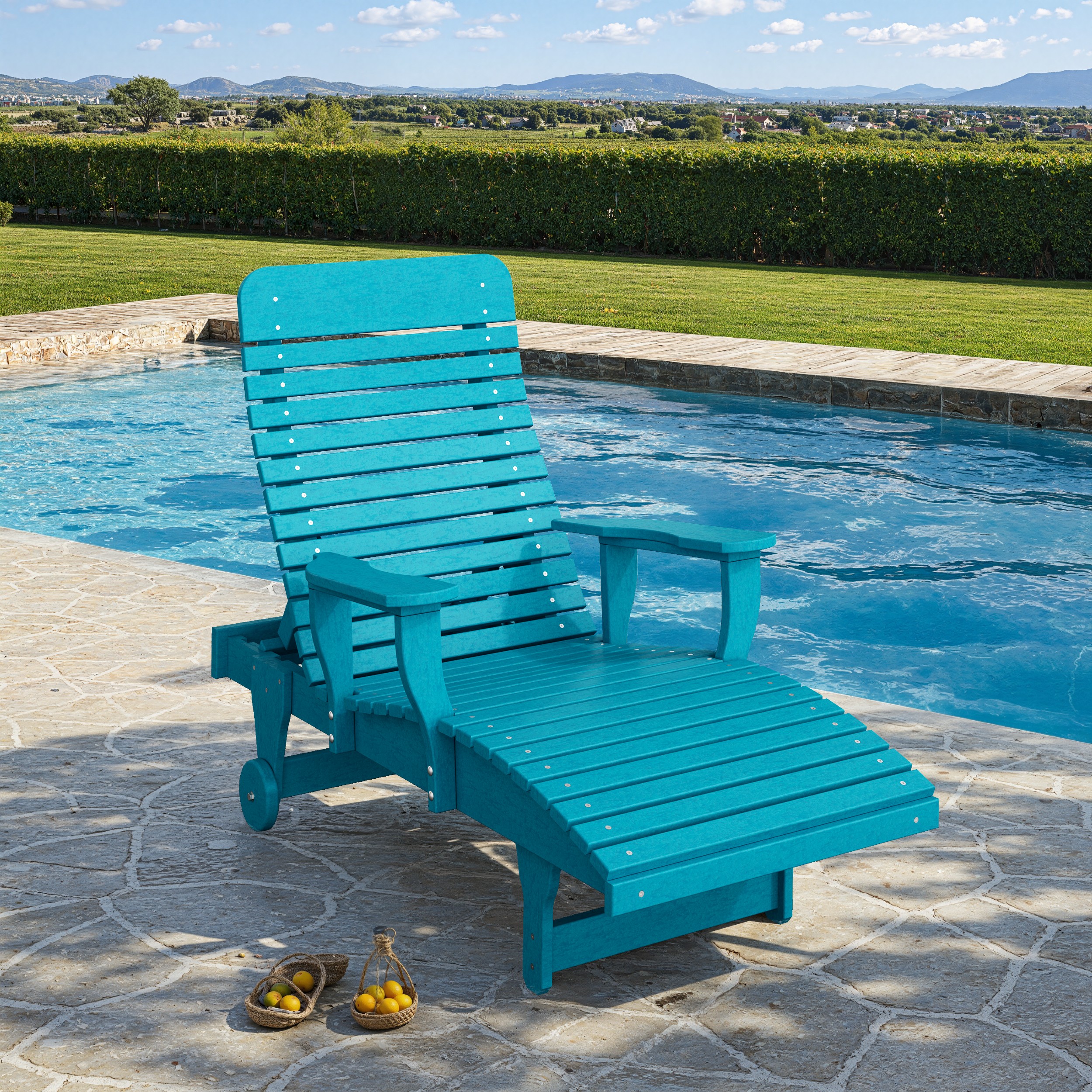 Signature Chaise Lounge with Arms