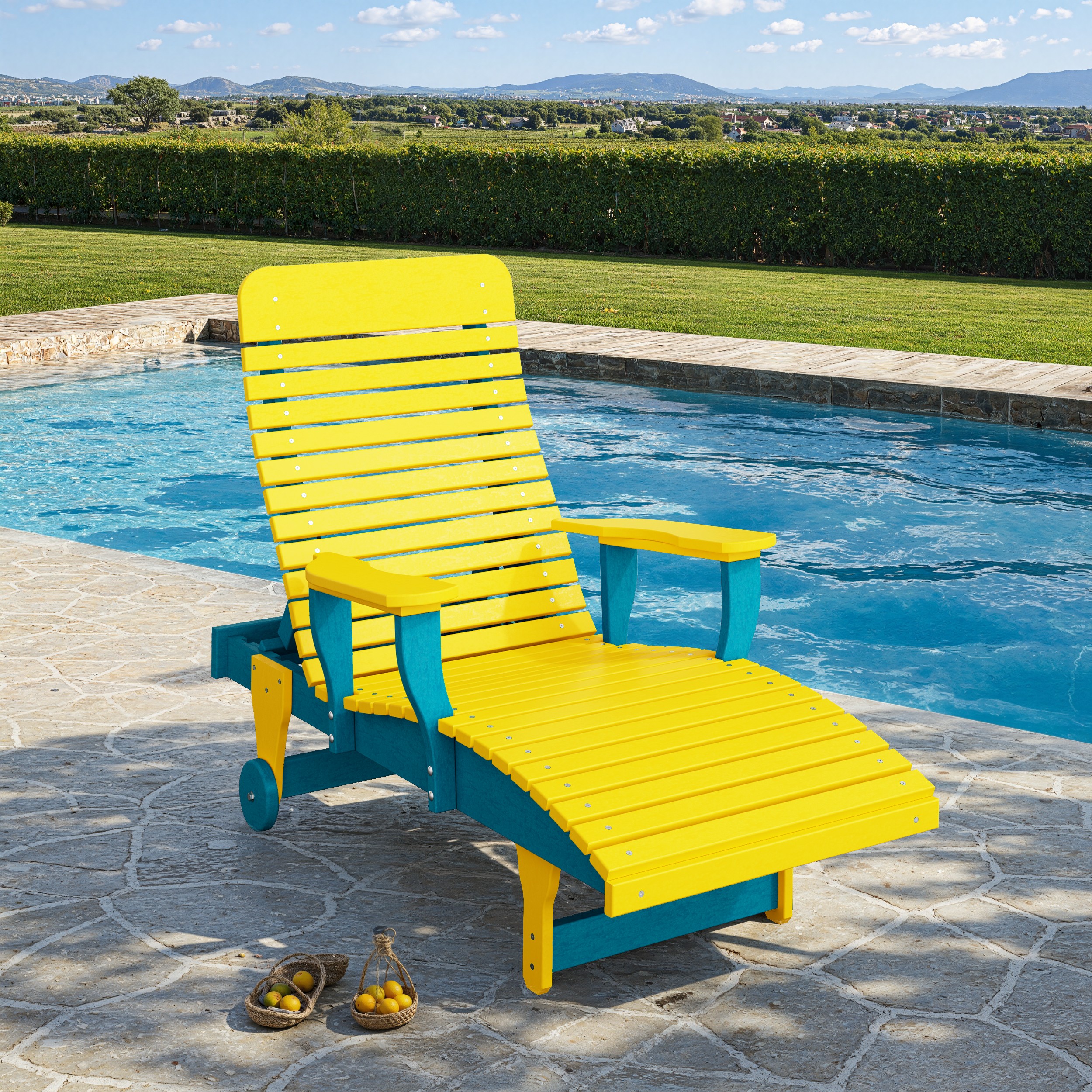 Signature Chaise Lounge with Arms