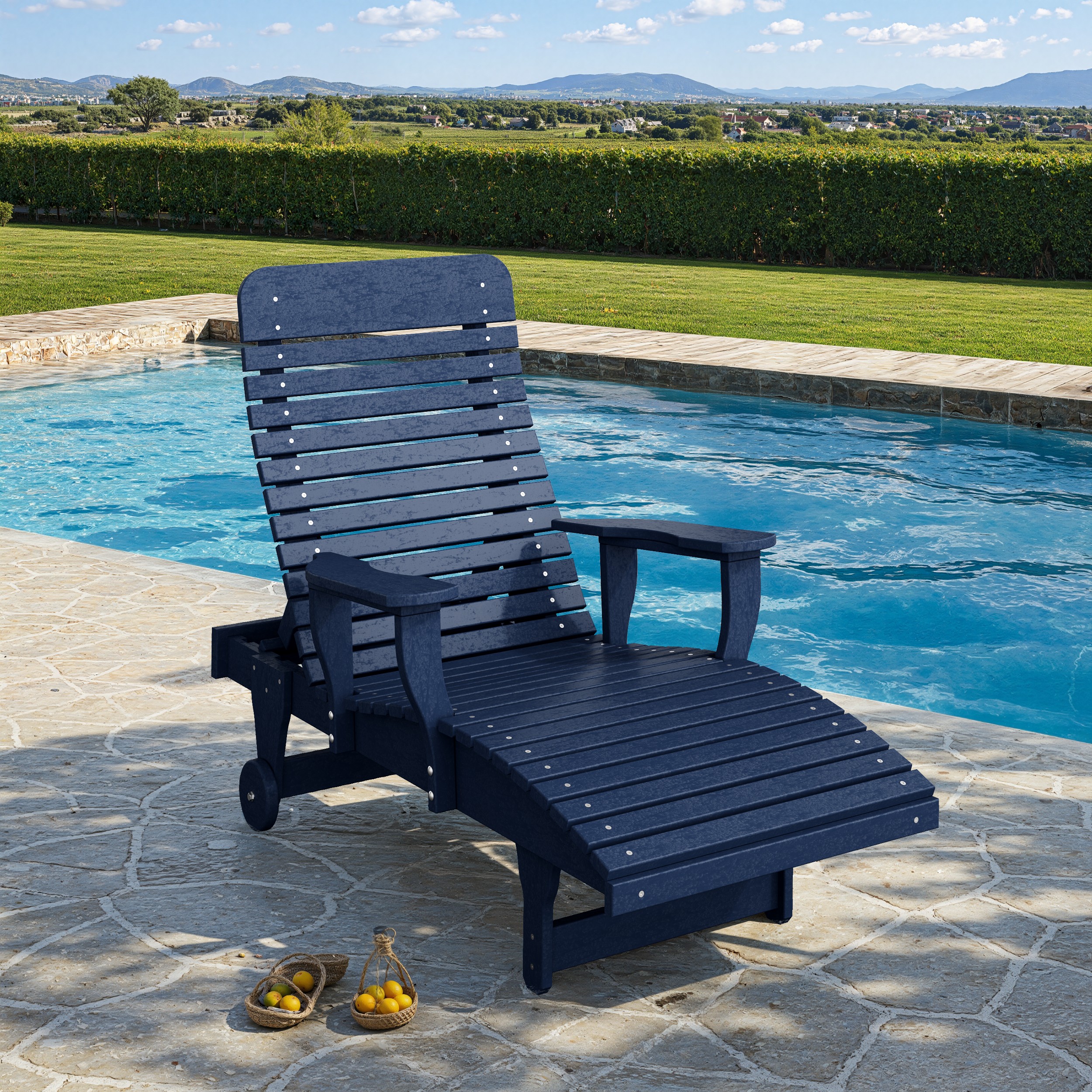 Signature Chaise Lounge with Arms