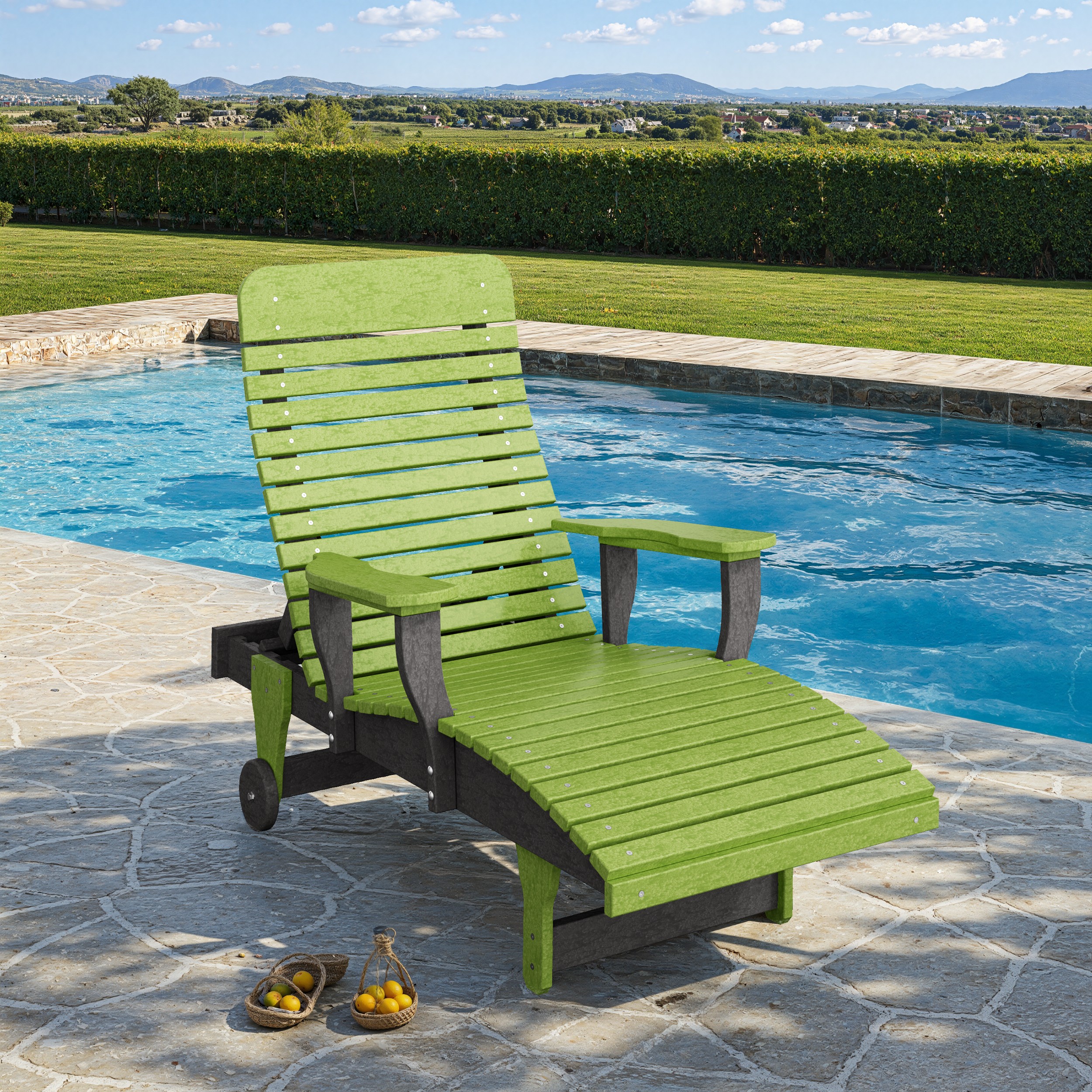 Signature Chaise Lounge with Arms